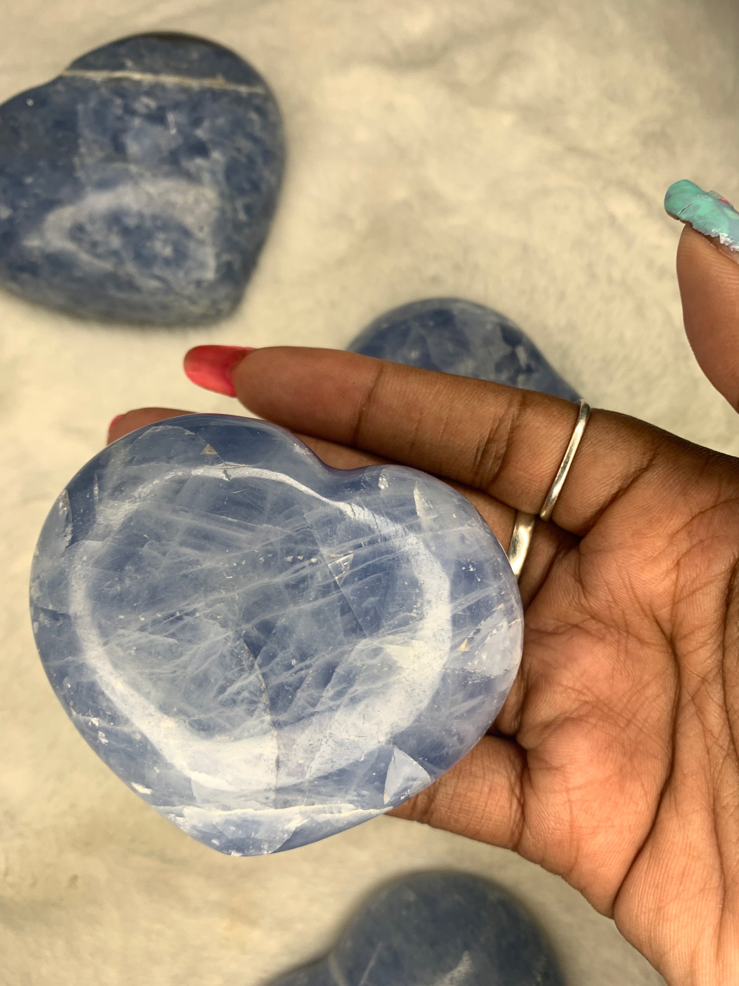 Celestite Hearts