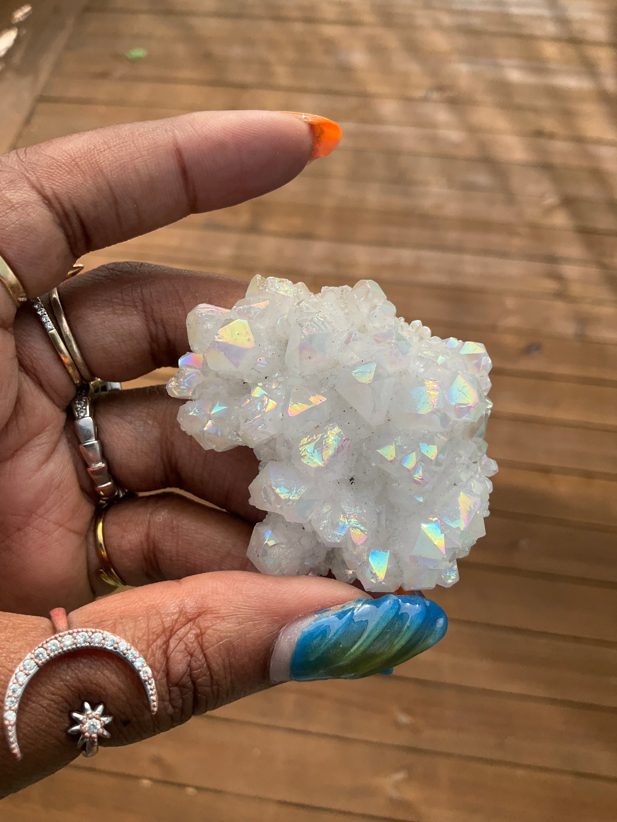 Aura Quartz Cluster