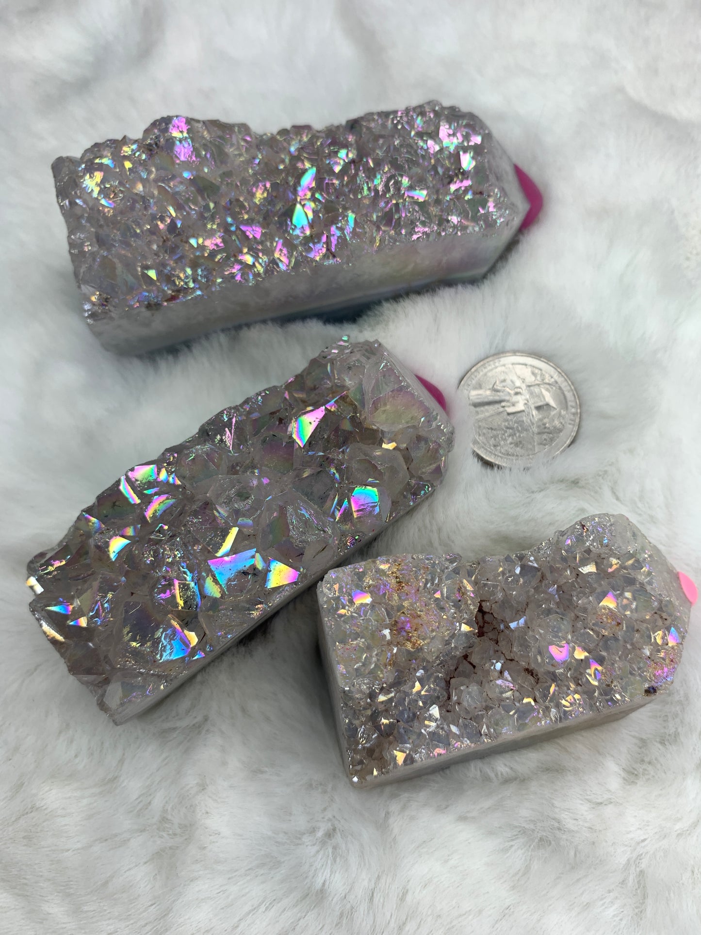 Aura Agate Cluster