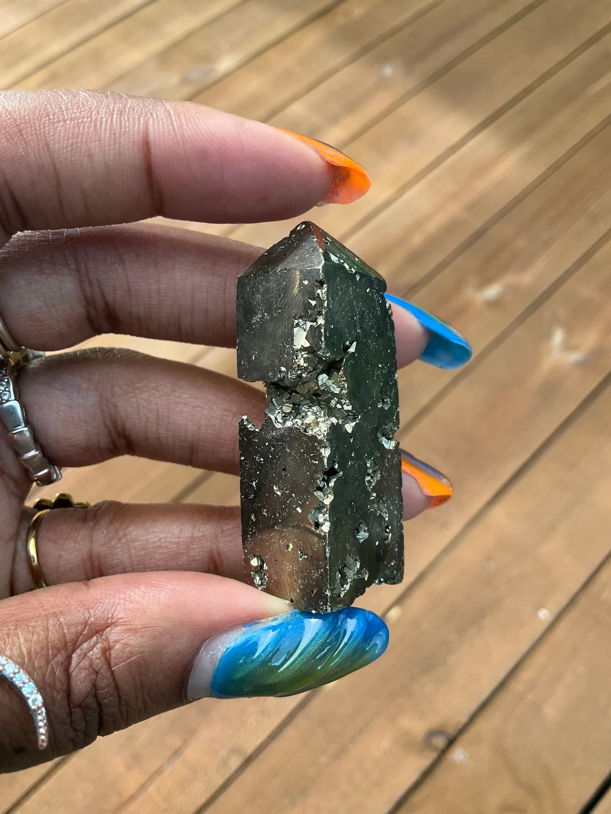 Pyrite Druzy Point