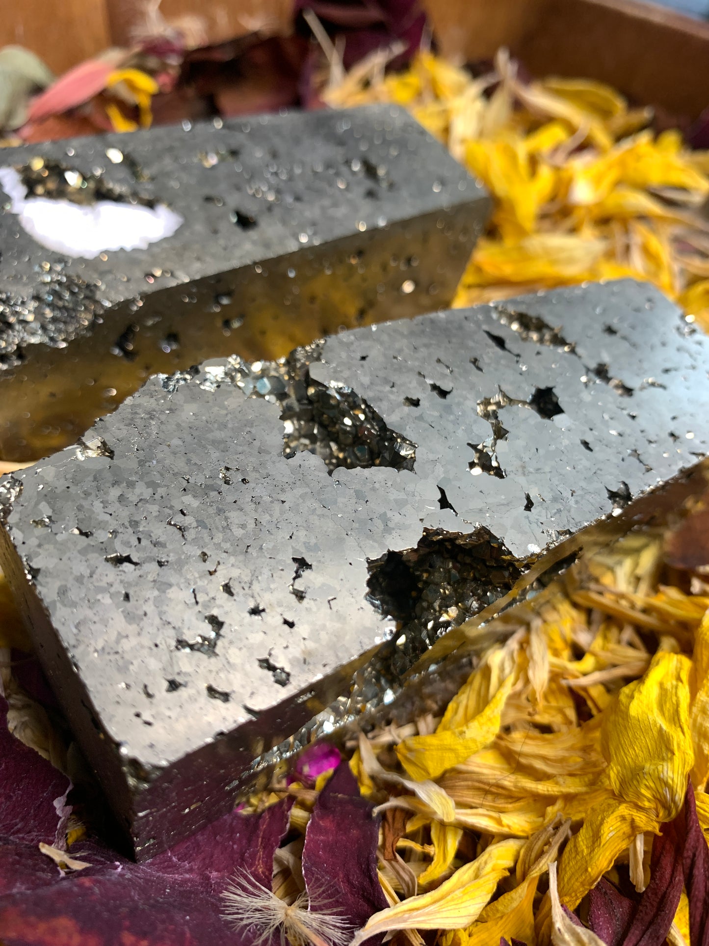 Pyrite Druzy Tower