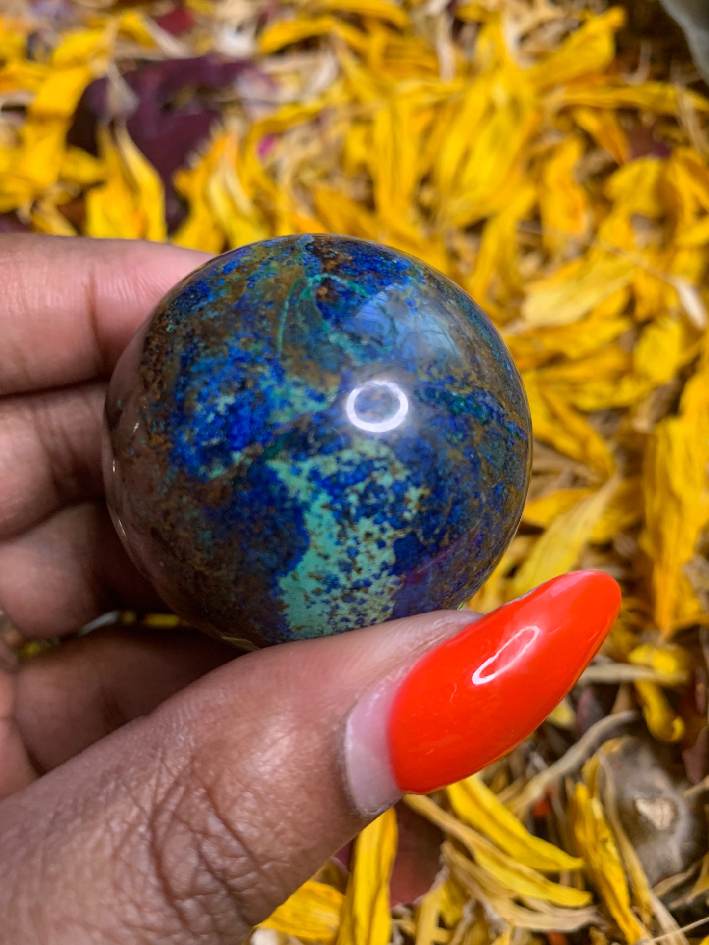 Azurite & Malachite Spheres
