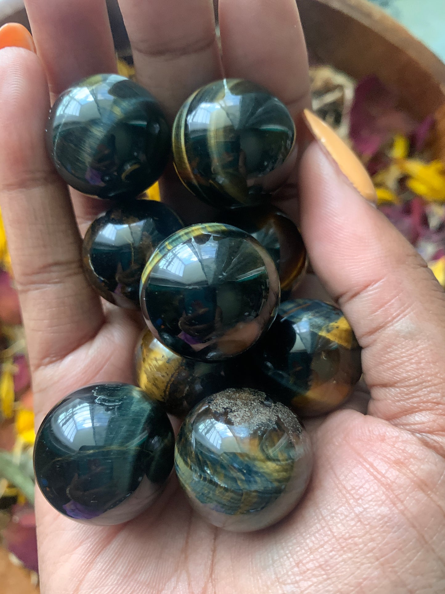 Tigers Eye Mini Sphere