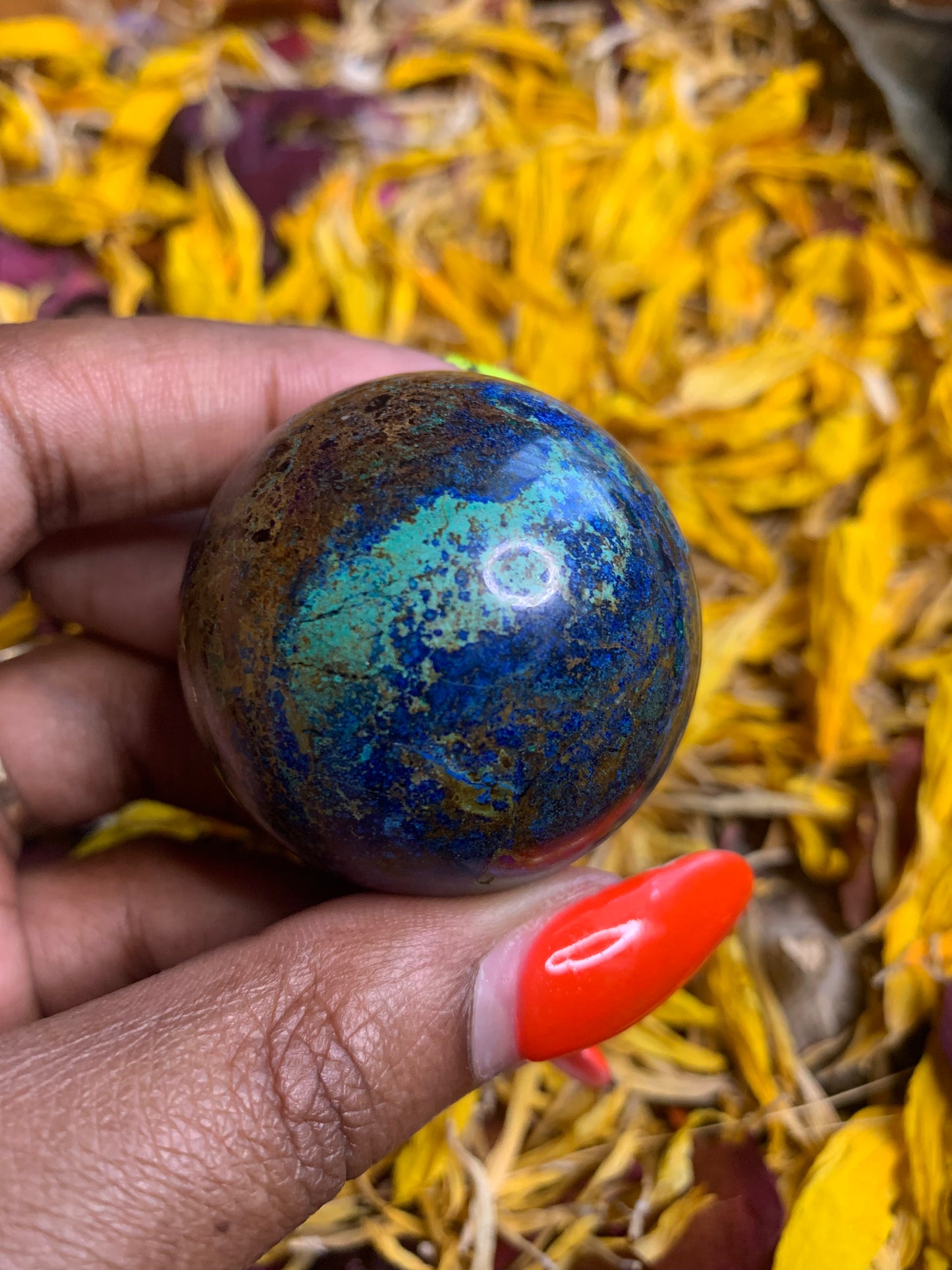 Azurite & Malachite Spheres