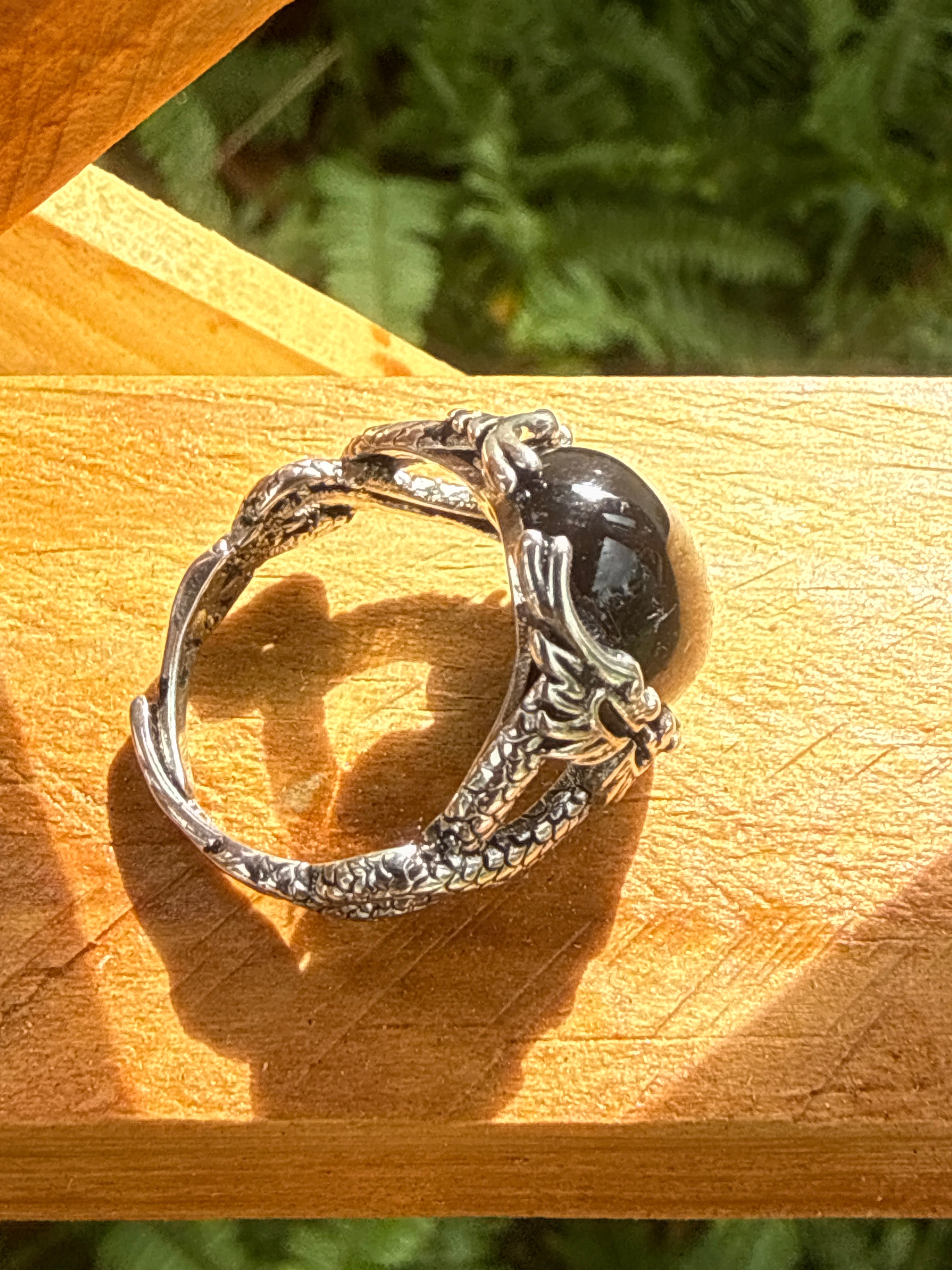 Onyx Dragon Ring