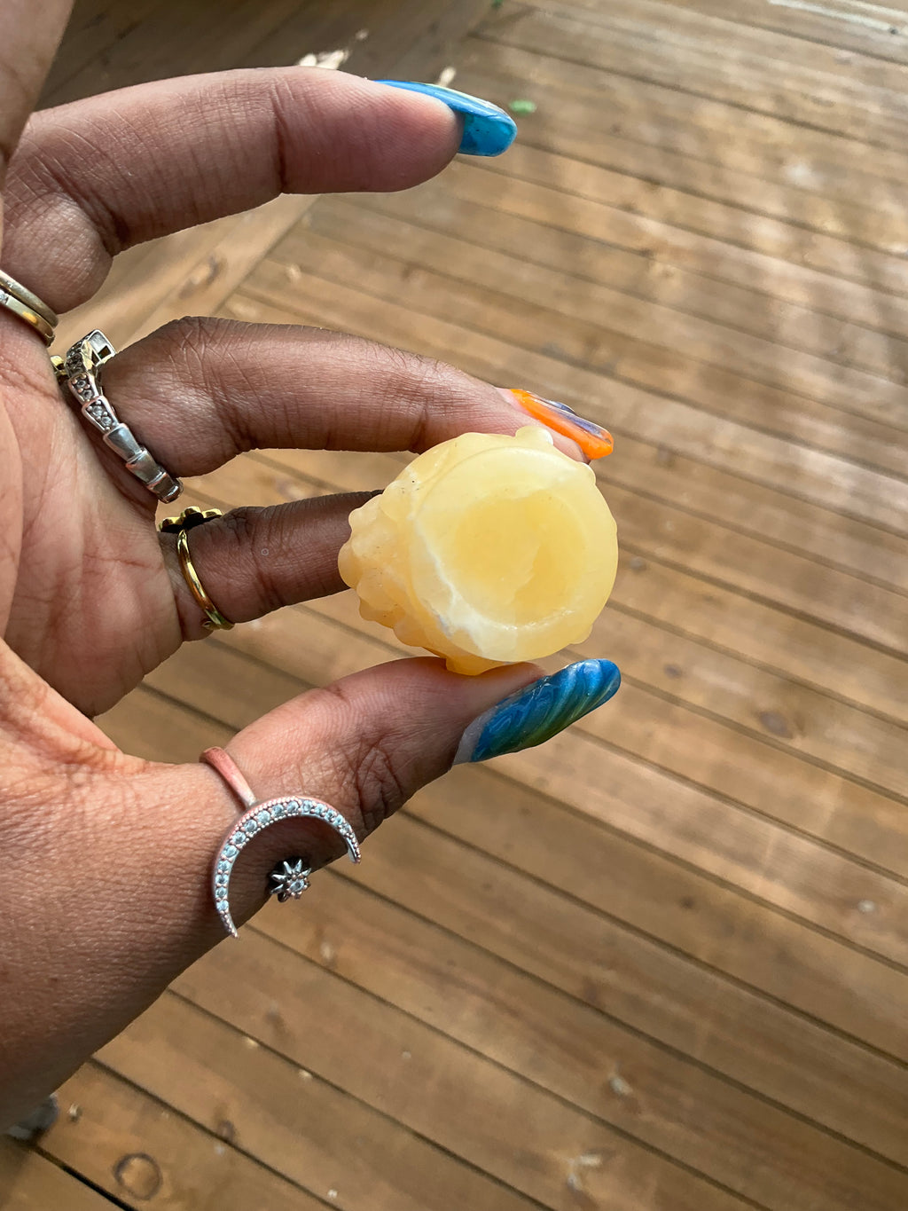 Honey Pot Calcite chipped