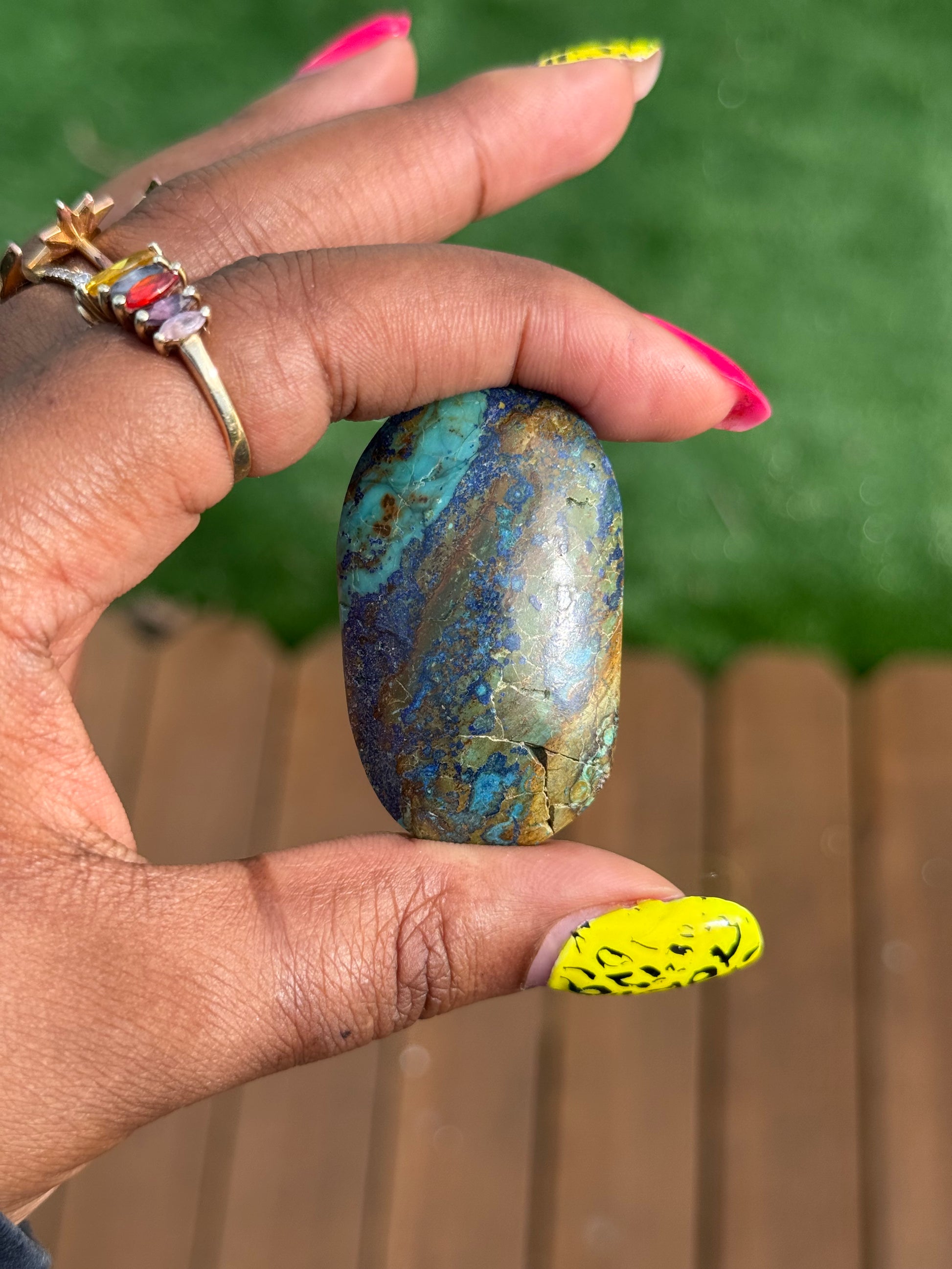 Azurite carvings