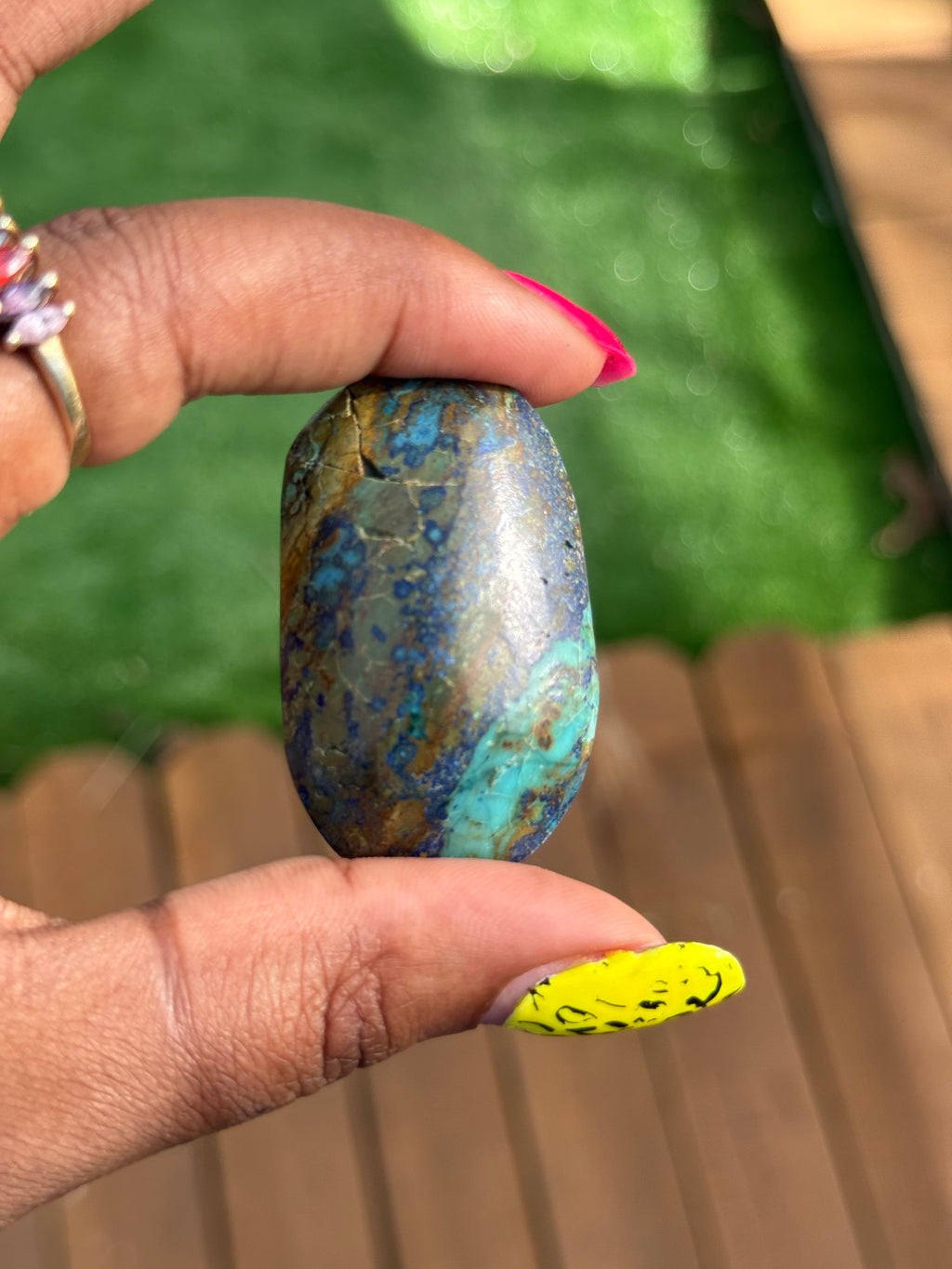Azurite carvings