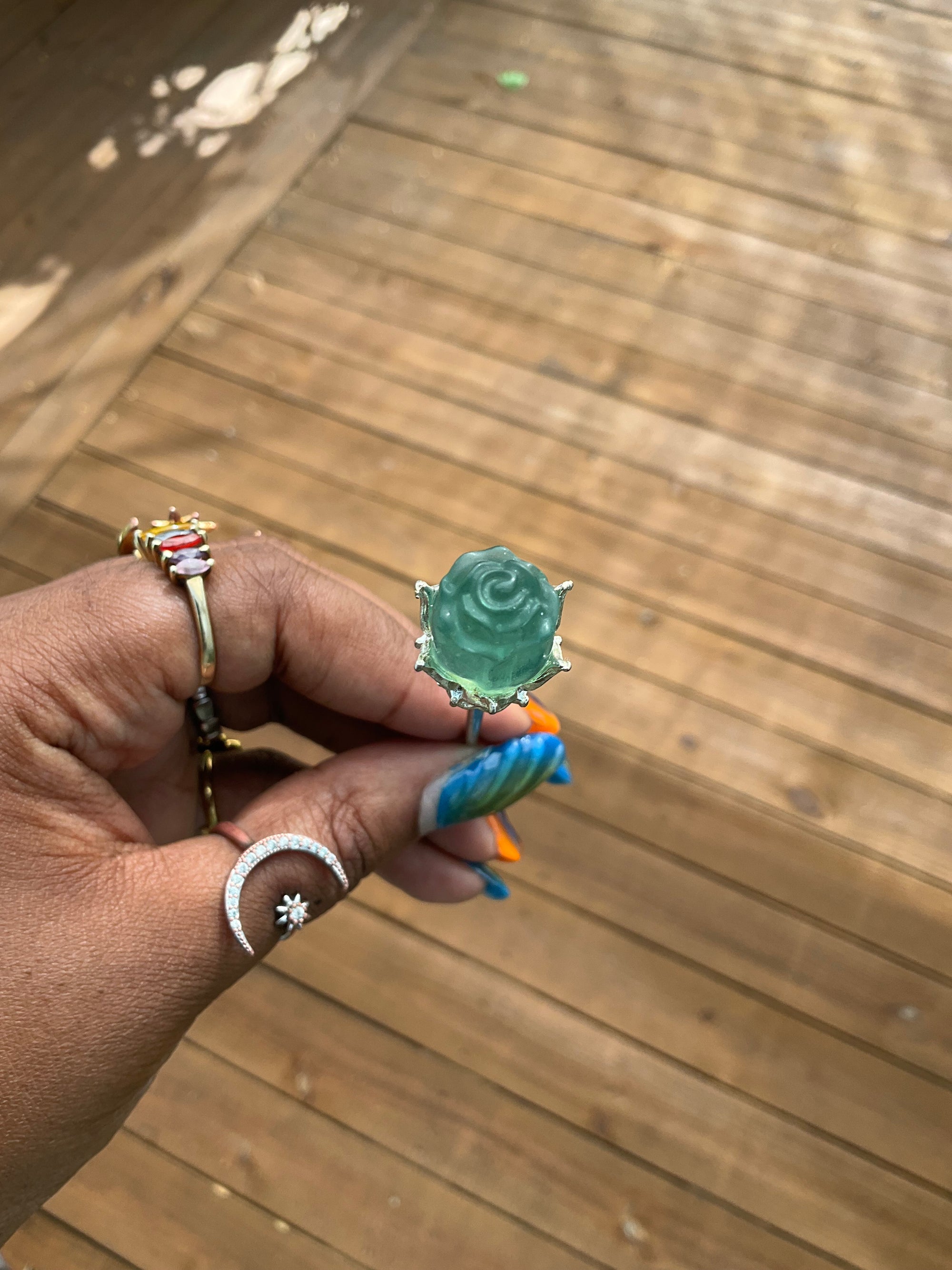 Fluorite Hair Stick