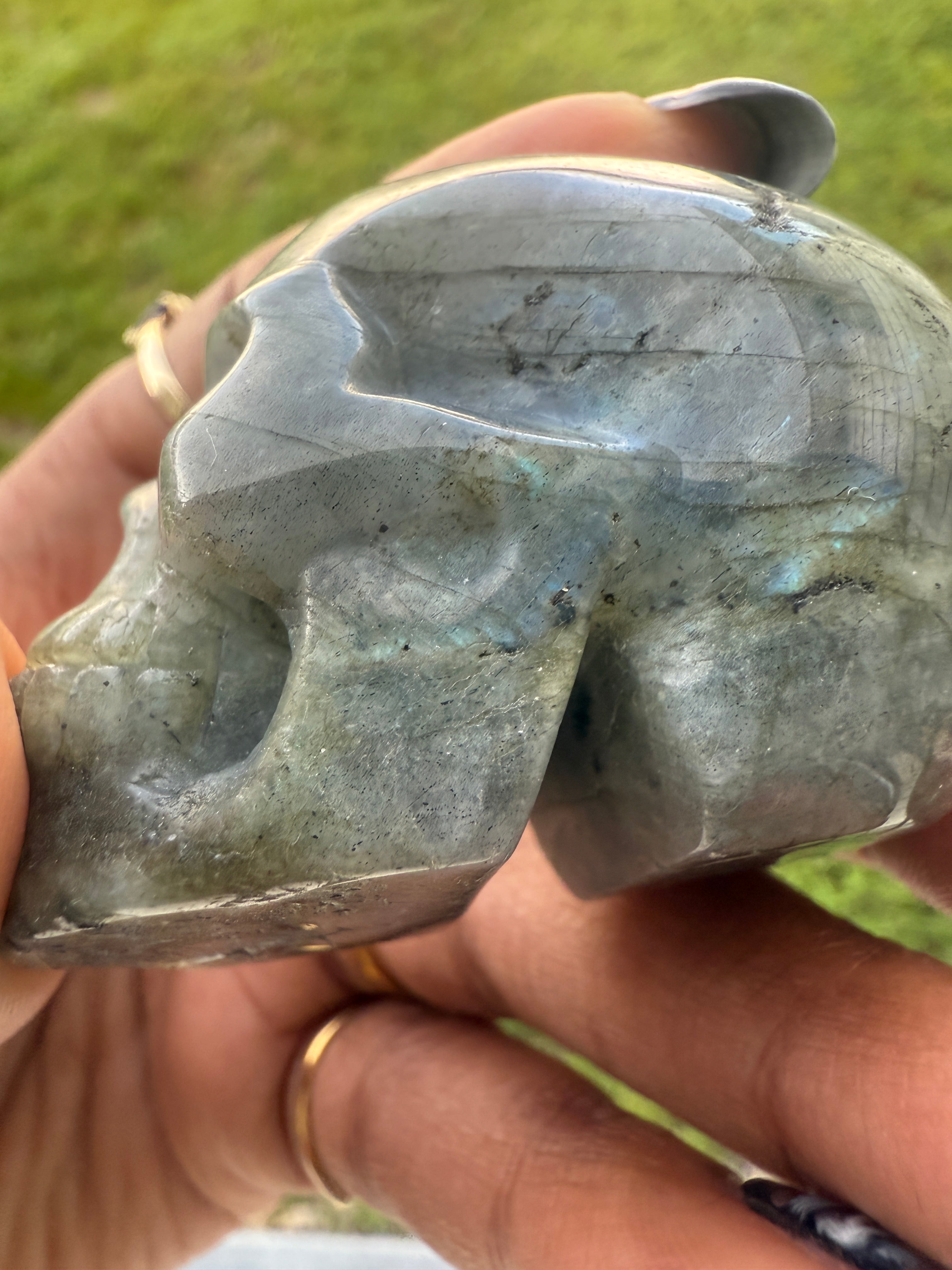 Labradorite Skull