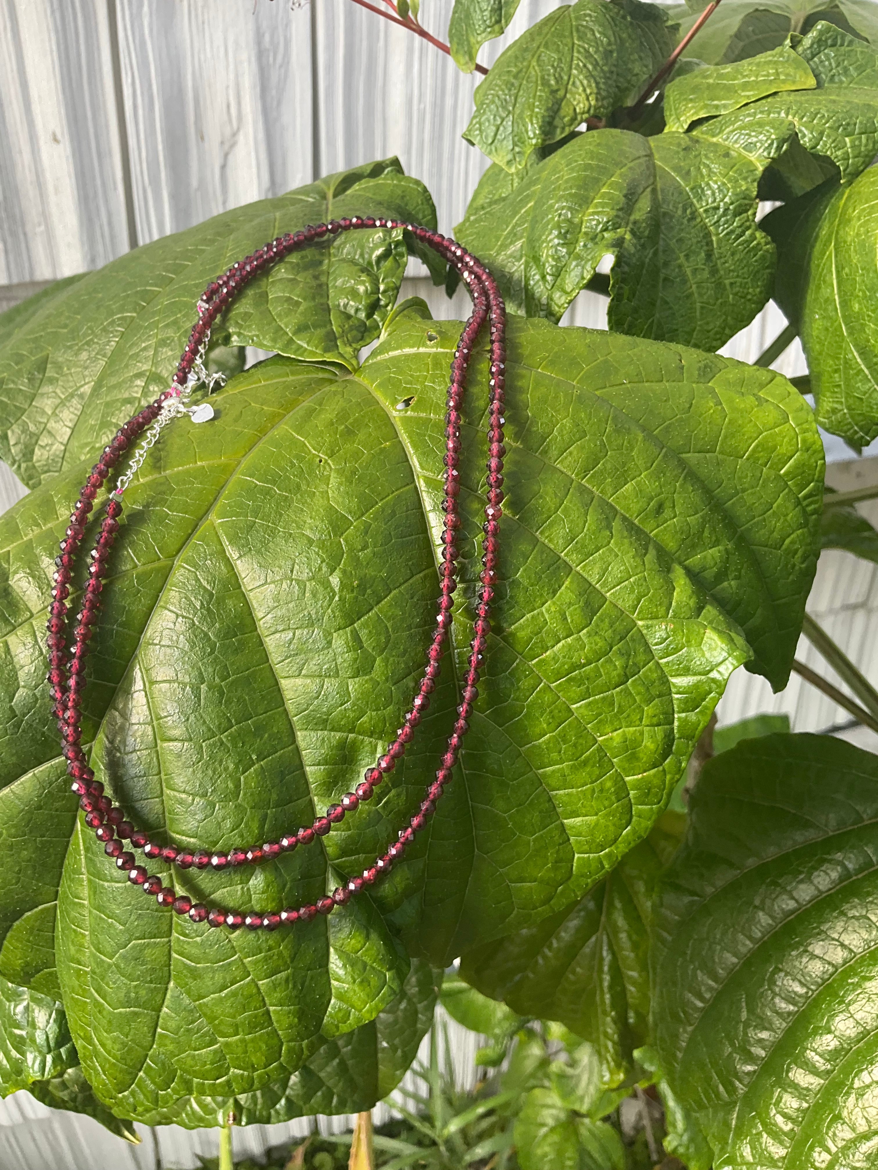 Faceted Crystal Necklace