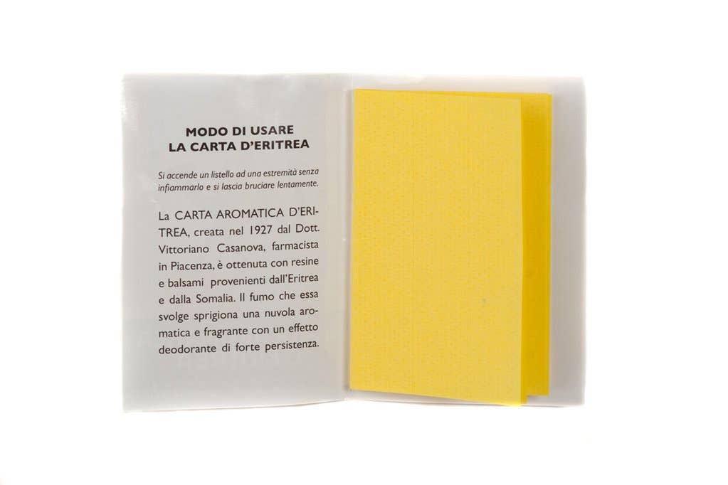 Carta Aromatica d’Eritrea Incense Paper