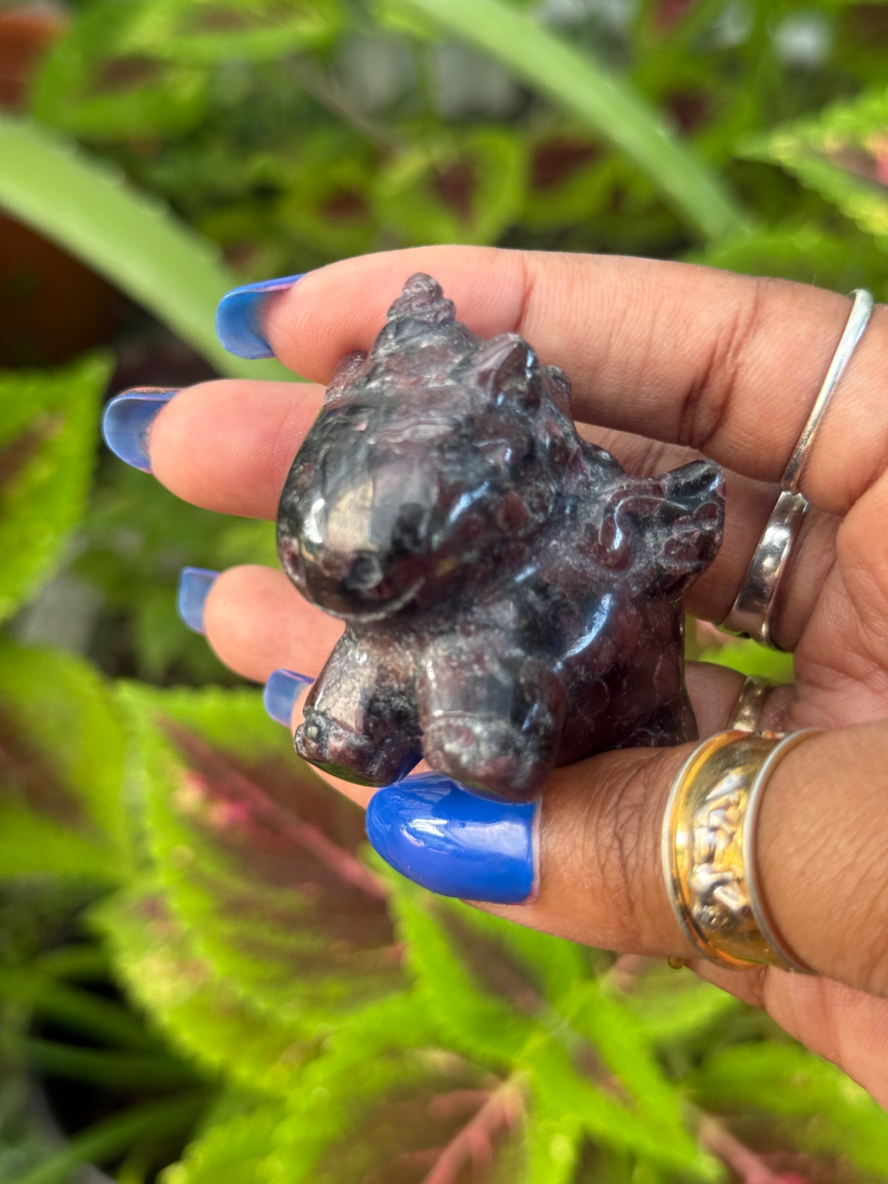 Rhodolite Garnet Baby Unicorn