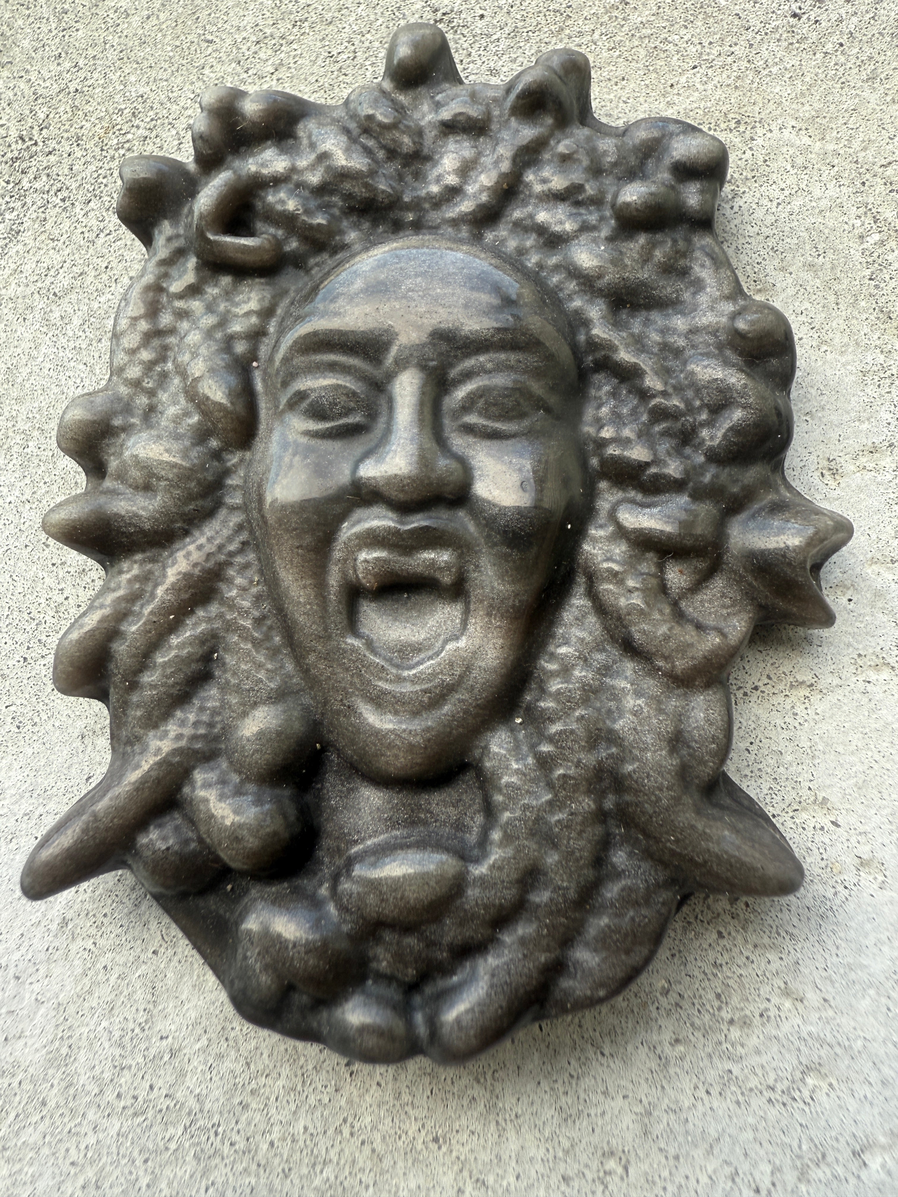 Golden / Silver Obsidian Medusa - Divine Feminine Protector