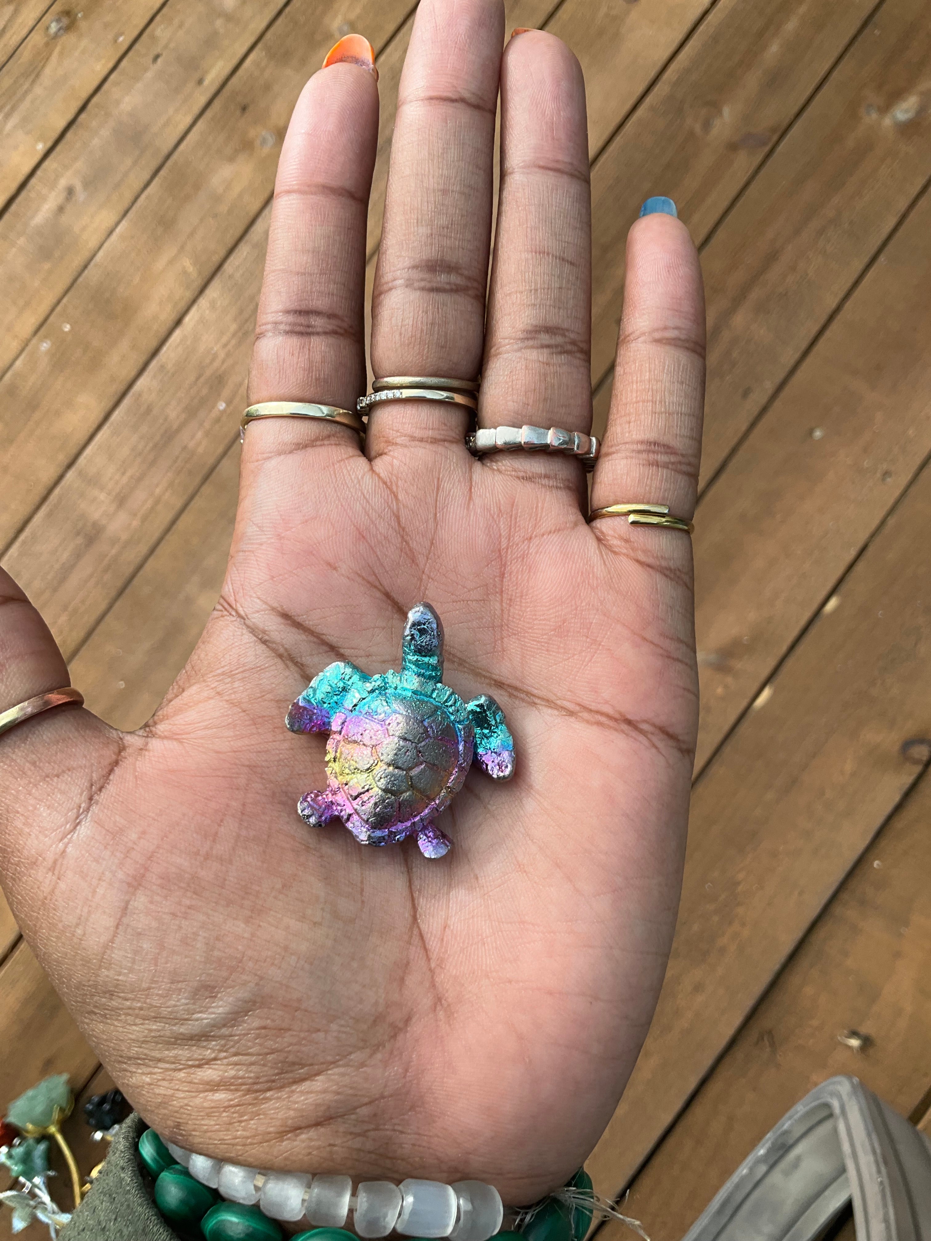 Bismuth shell or turtle