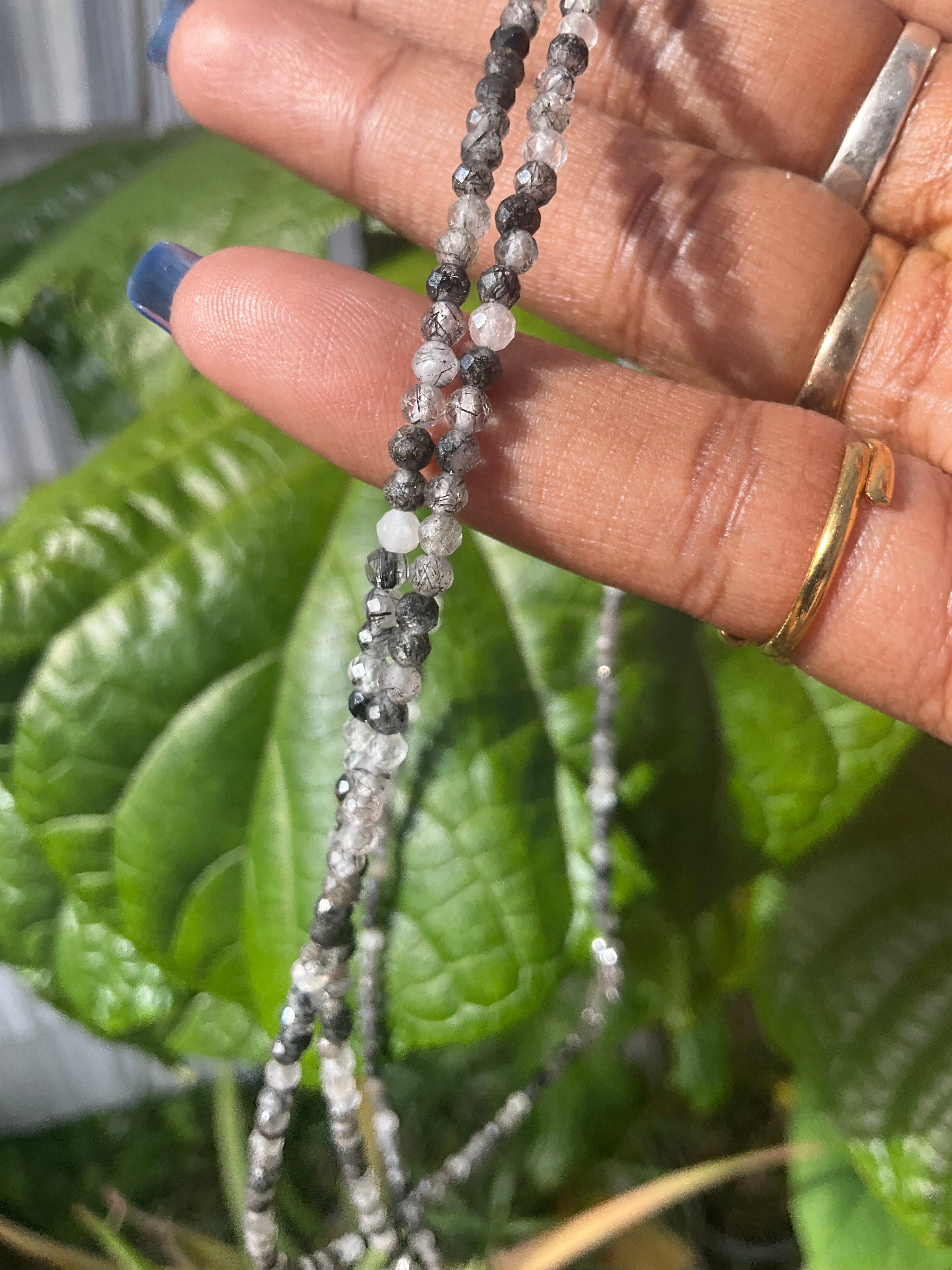 Faceted Crystal Necklace