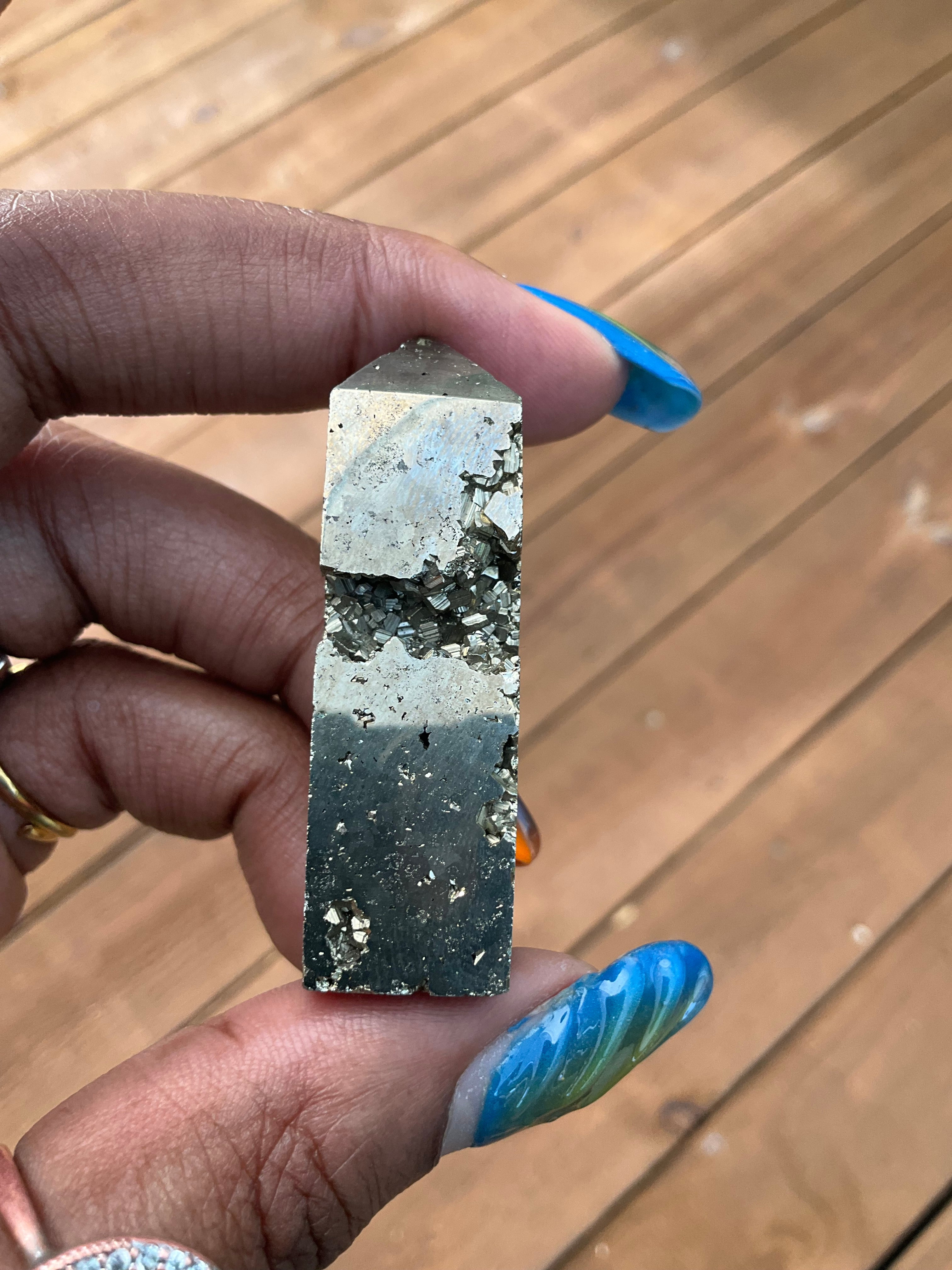 Pyrite Druzy Point