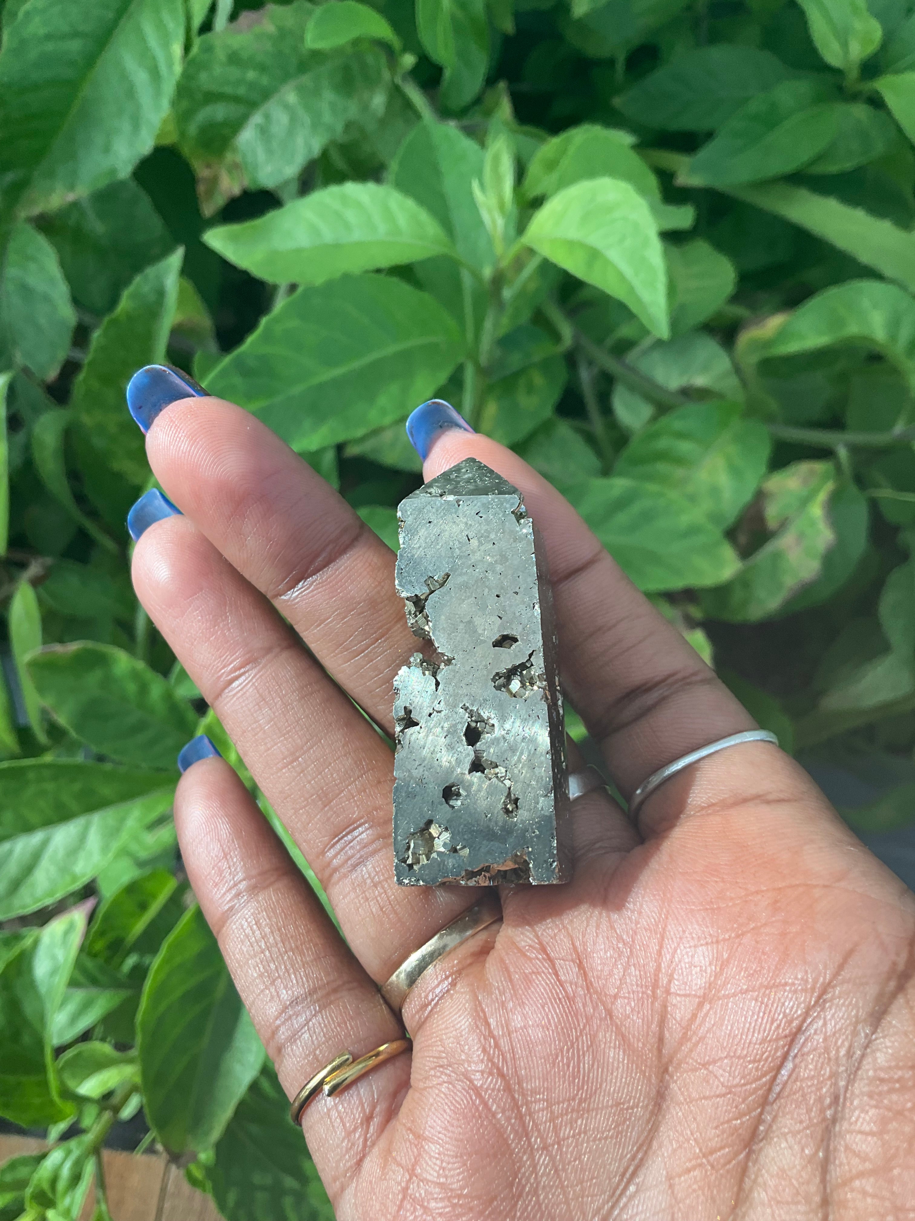 Pyrite Druzy Point