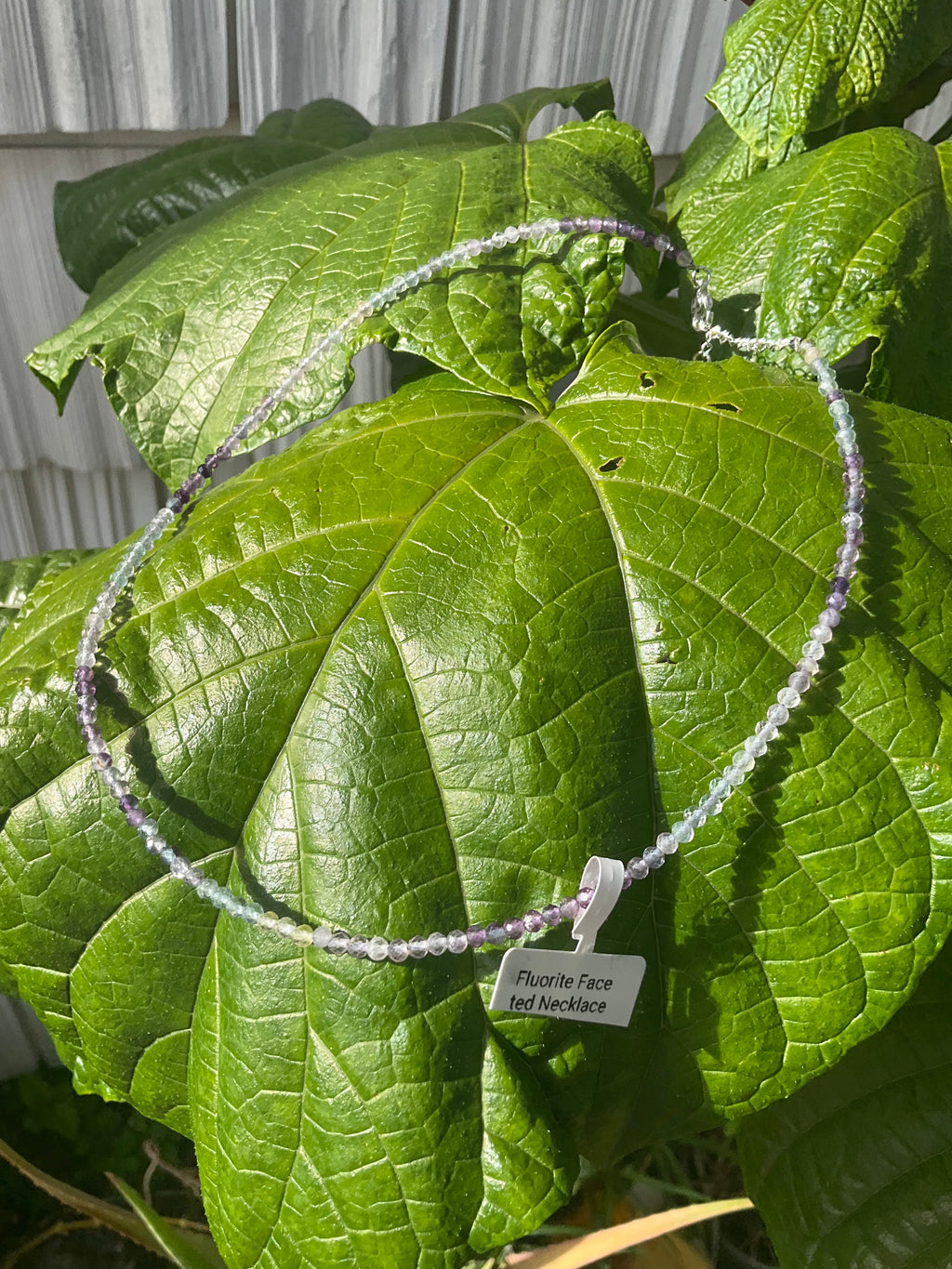 Faceted Crystal Necklace