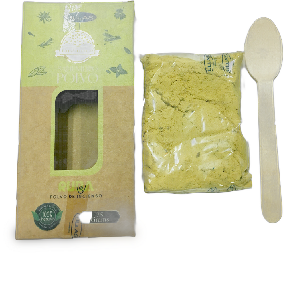 Organico Sahumerio Powder - Arruda/Ruda Incense - 12 Packs