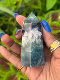 Feather Fluorite Obelisk