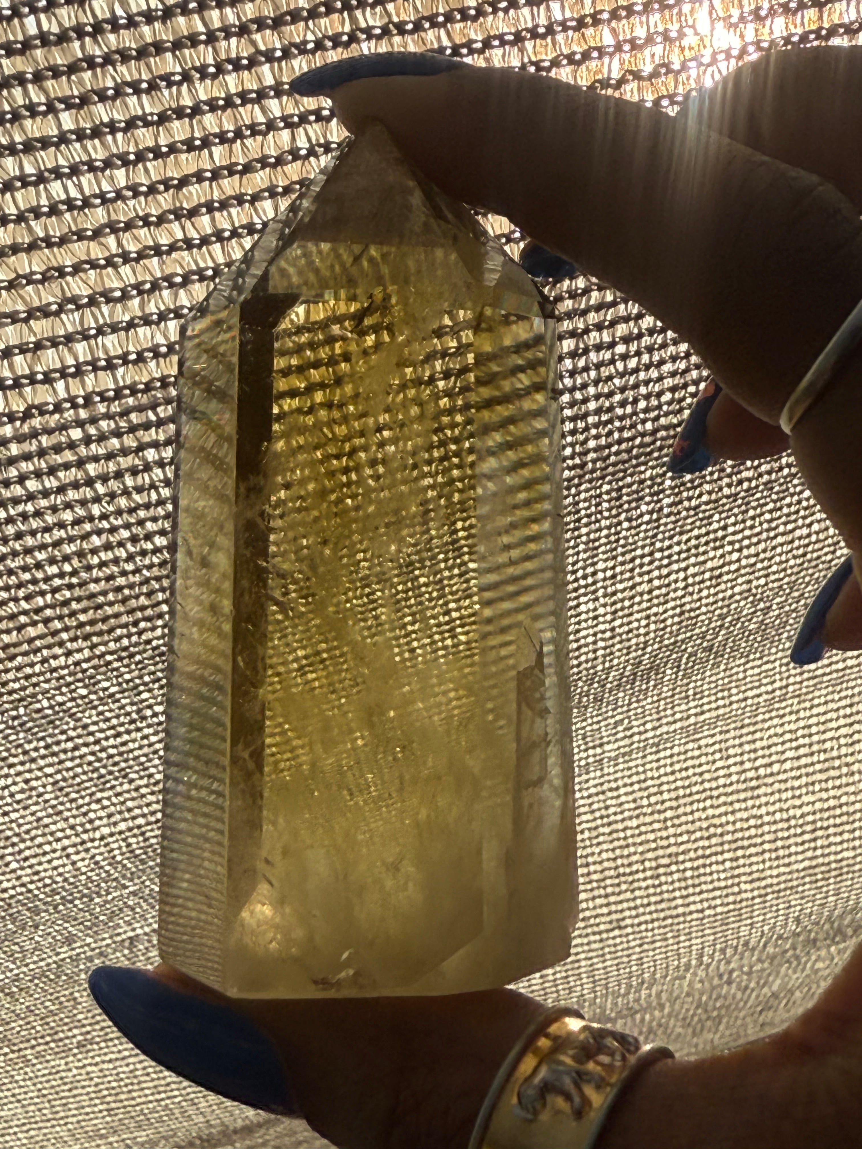 Smoky Citrine Rainbow Point