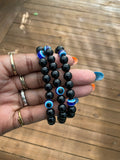 Evil Eye Obsidian Bracelet