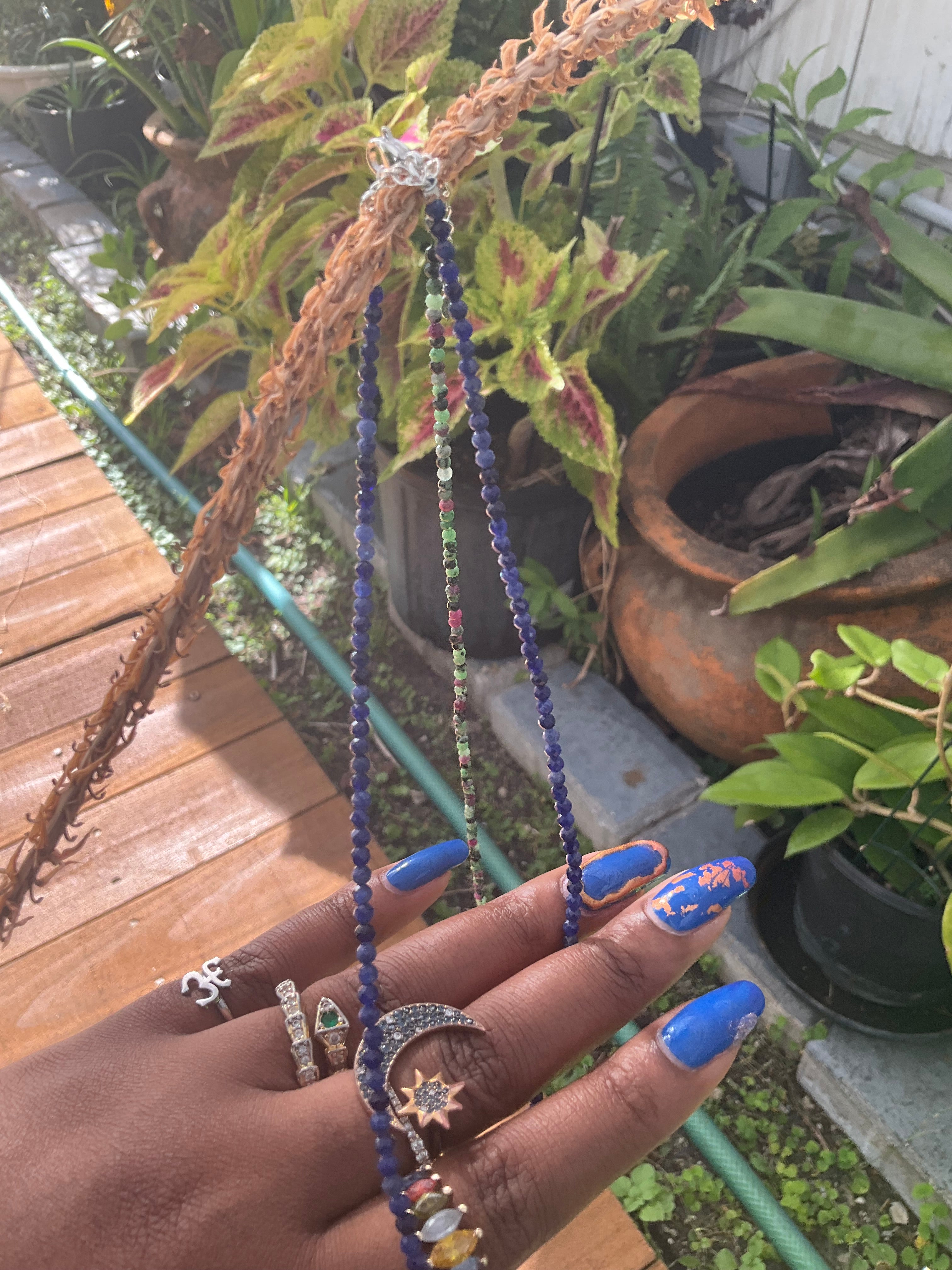 Faceted Crystal Necklace