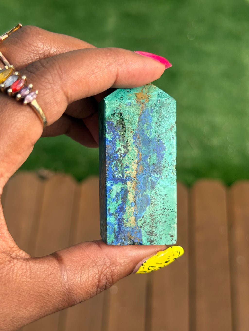 Azurite carvings