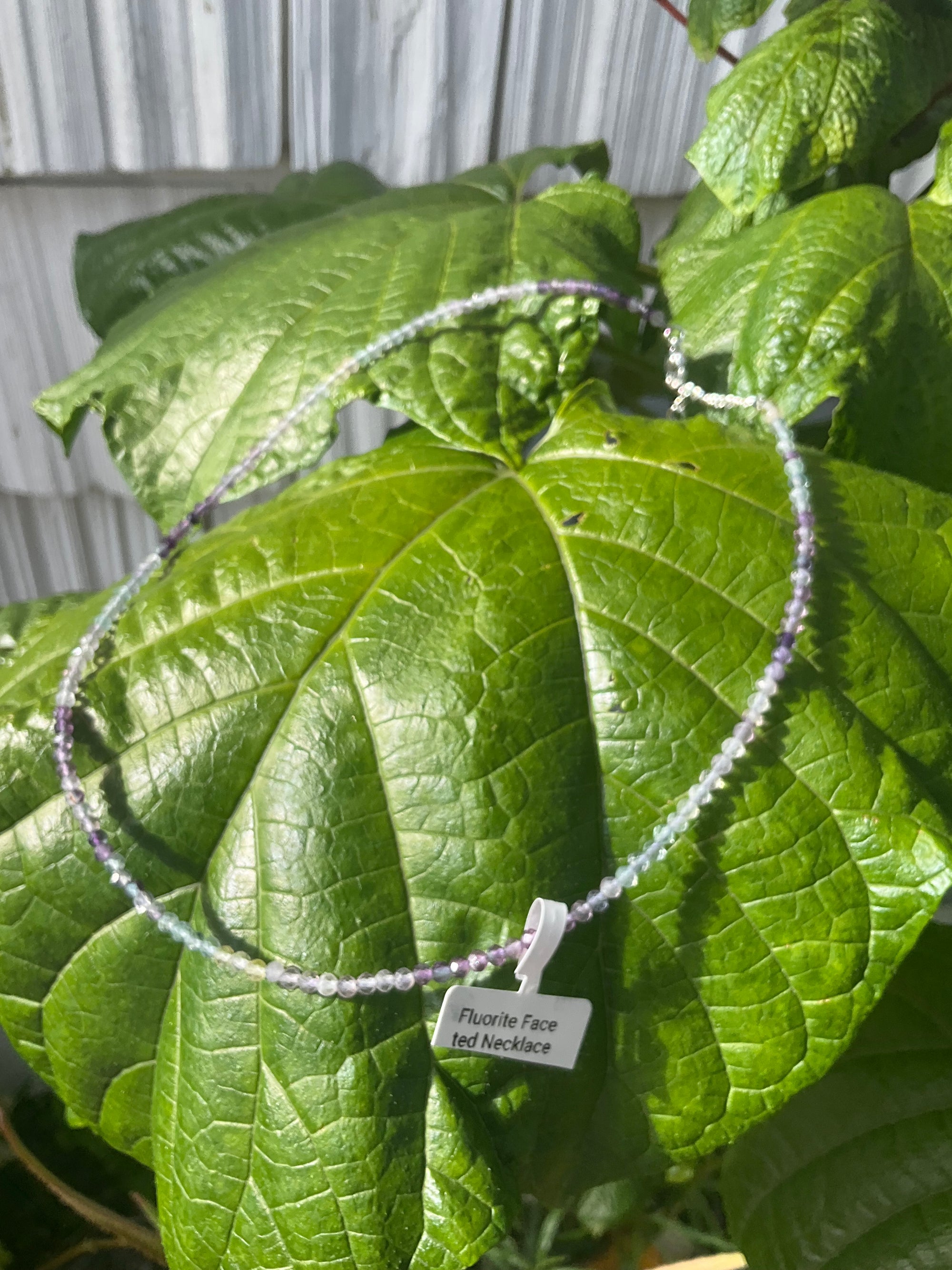 Faceted Crystal Necklace