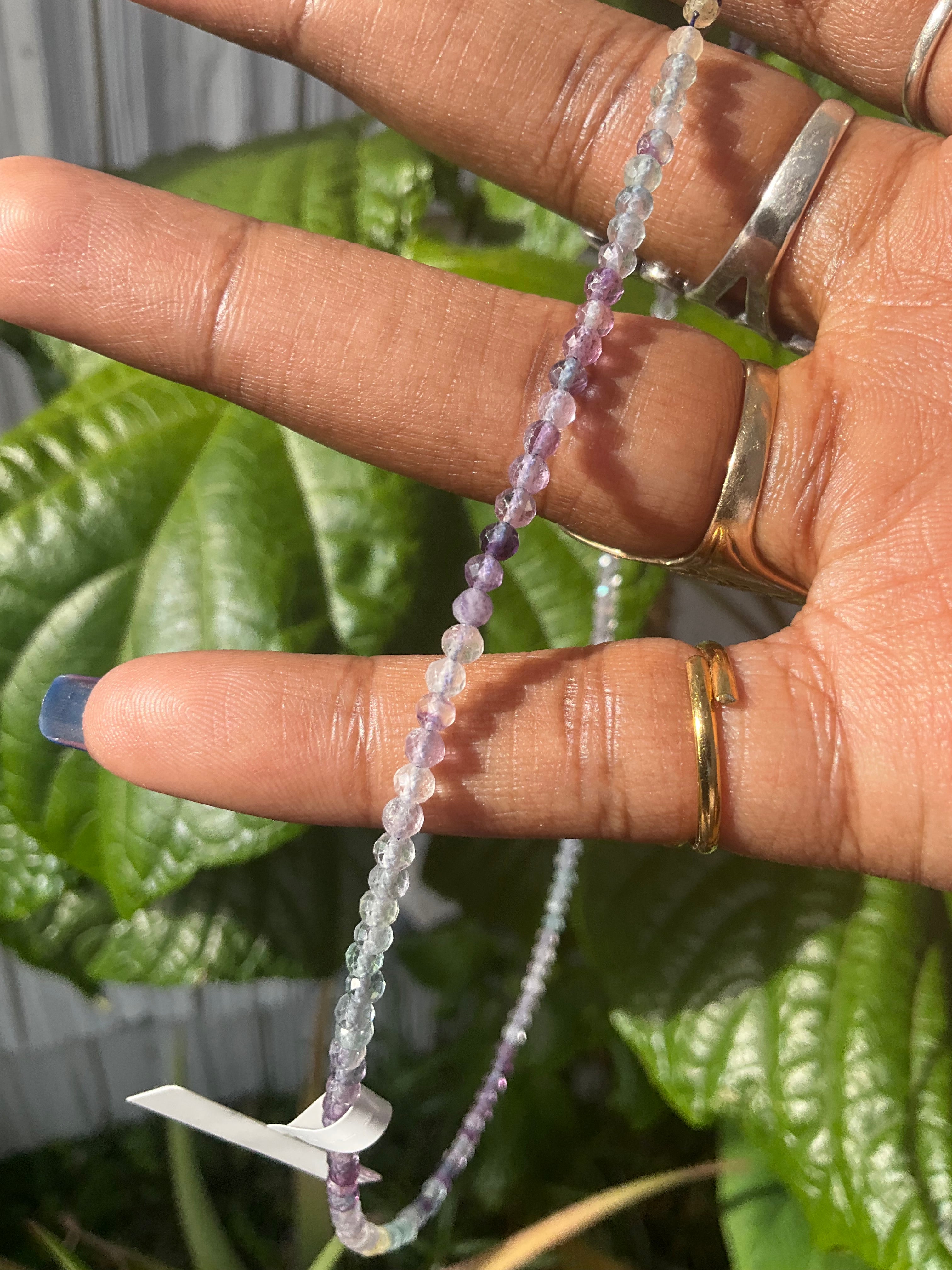 Faceted Crystal Necklace