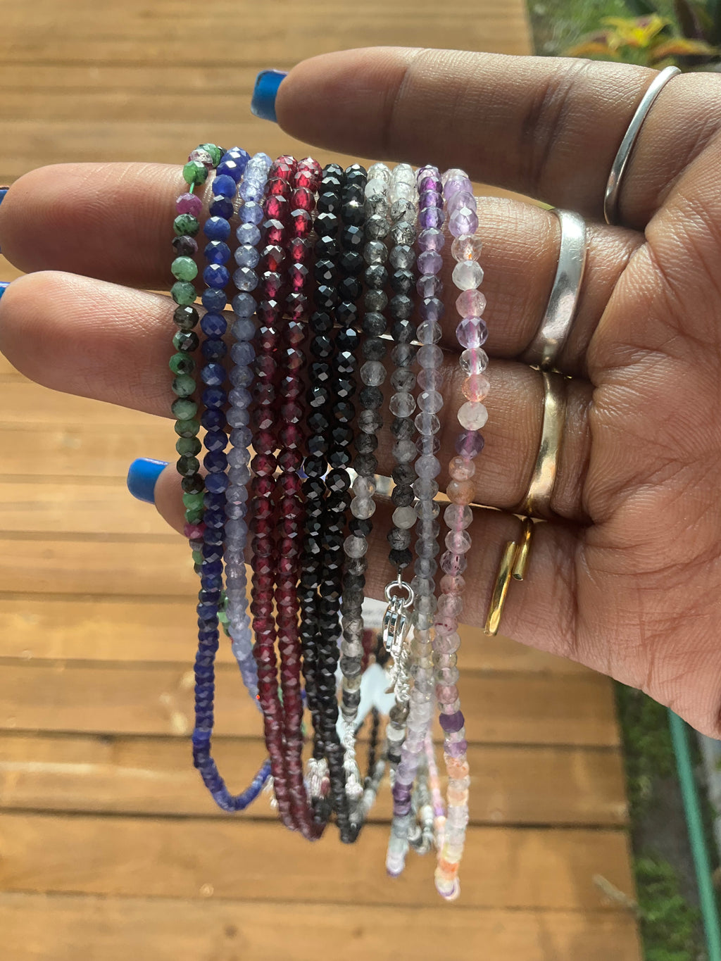 Faceted Crystal Necklace