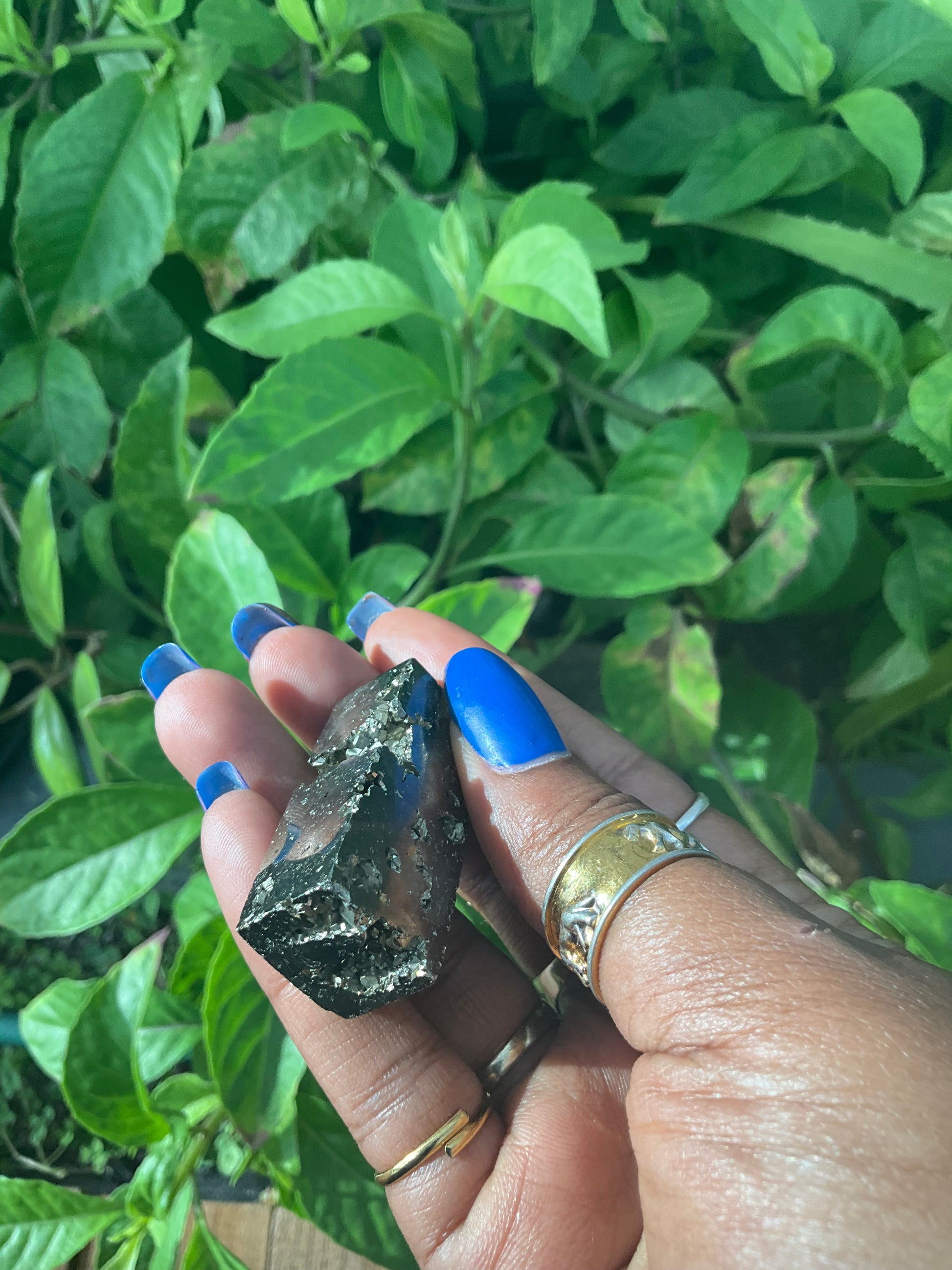 Pyrite Druzy Point