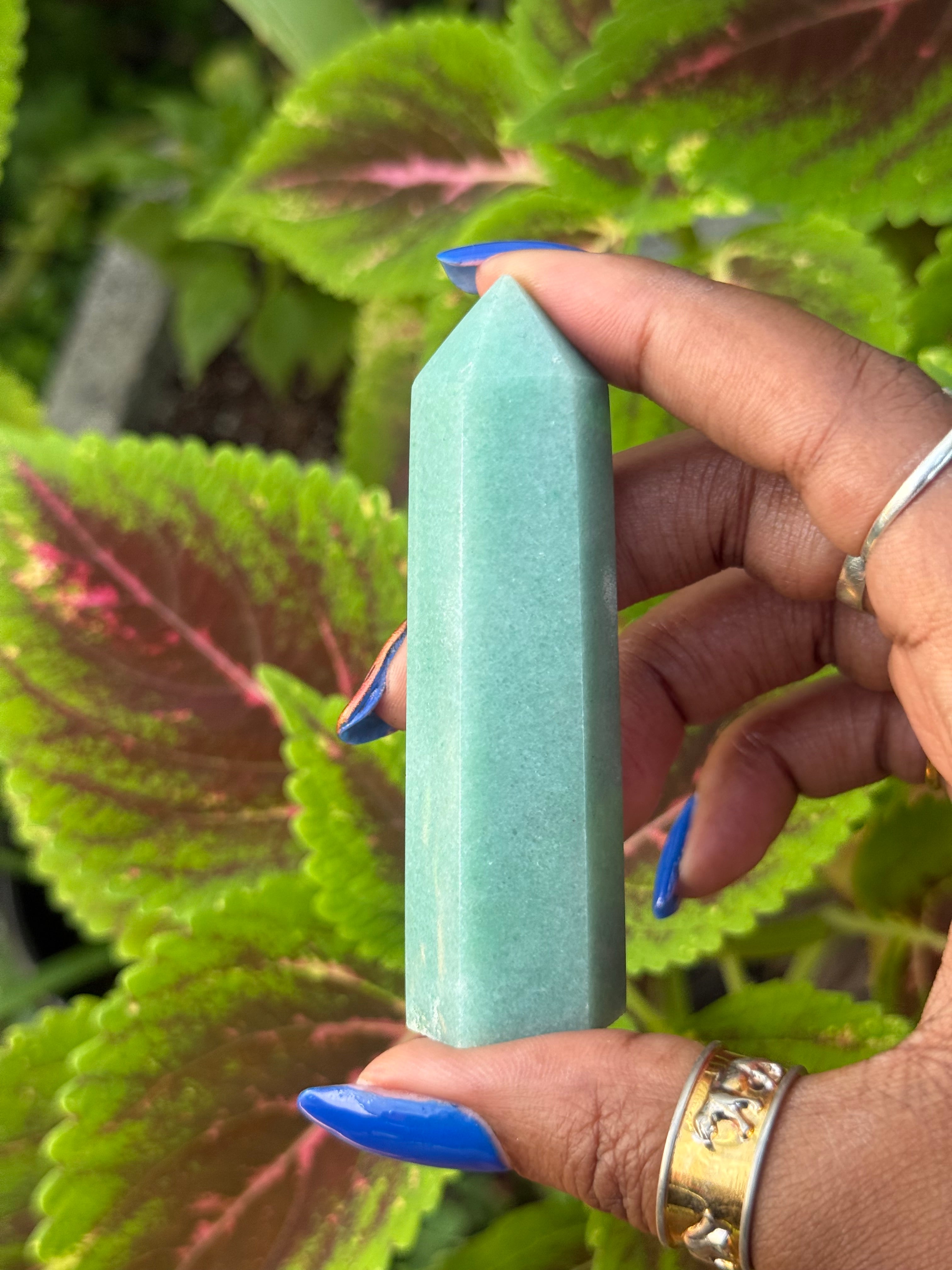 Green Aventurine Point