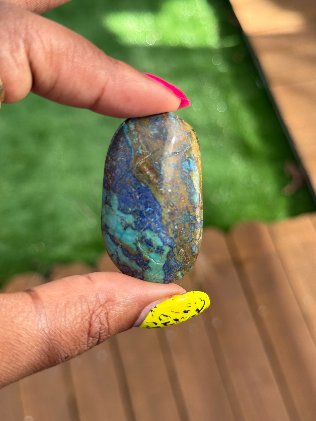 Azurite carvings