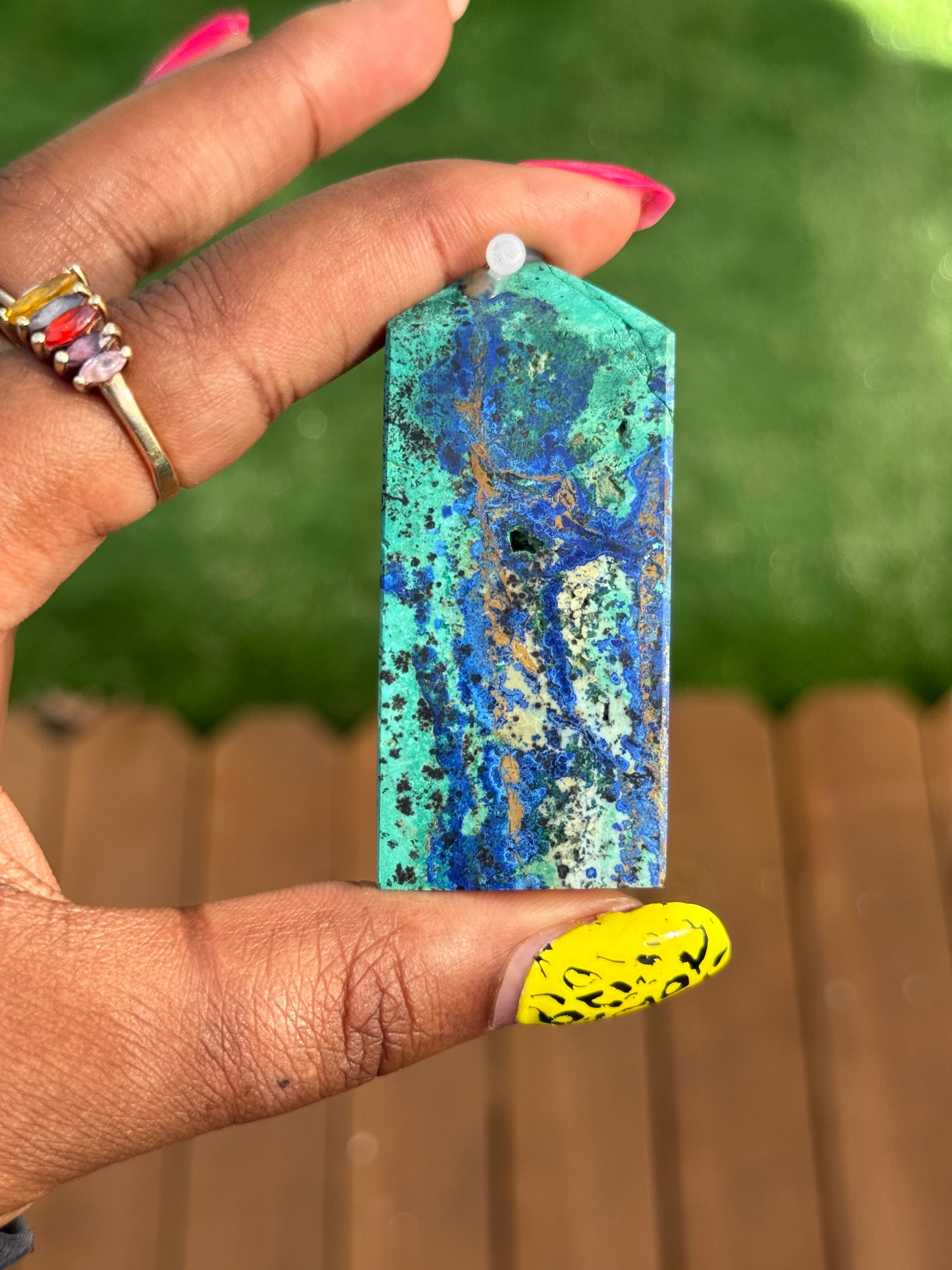 Azurite carvings