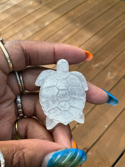 Selenite Mermaid Tail