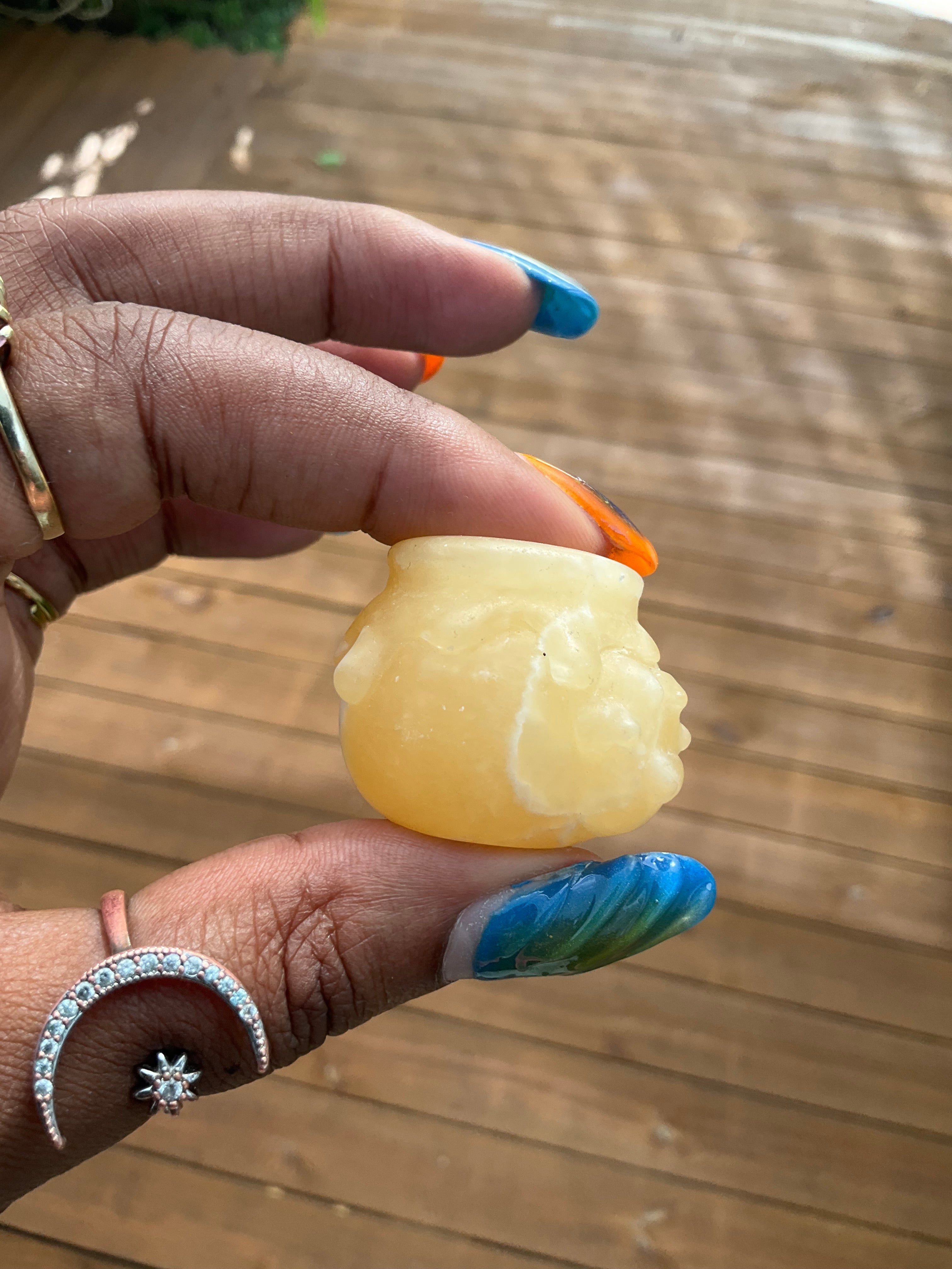 Honey Pot Calcite chipped