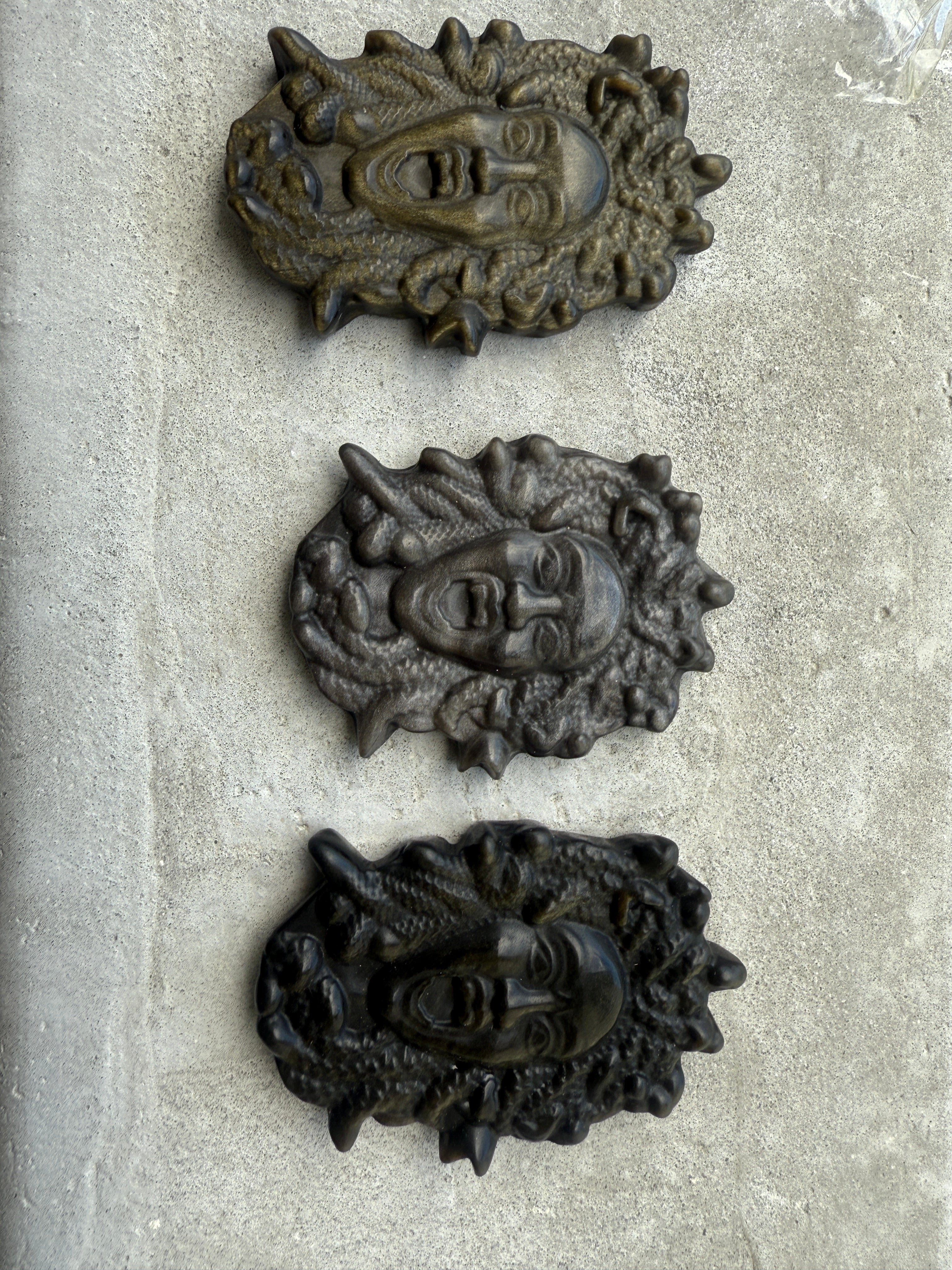 Golden / Silver Obsidian Medusa - Divine Feminine Protector