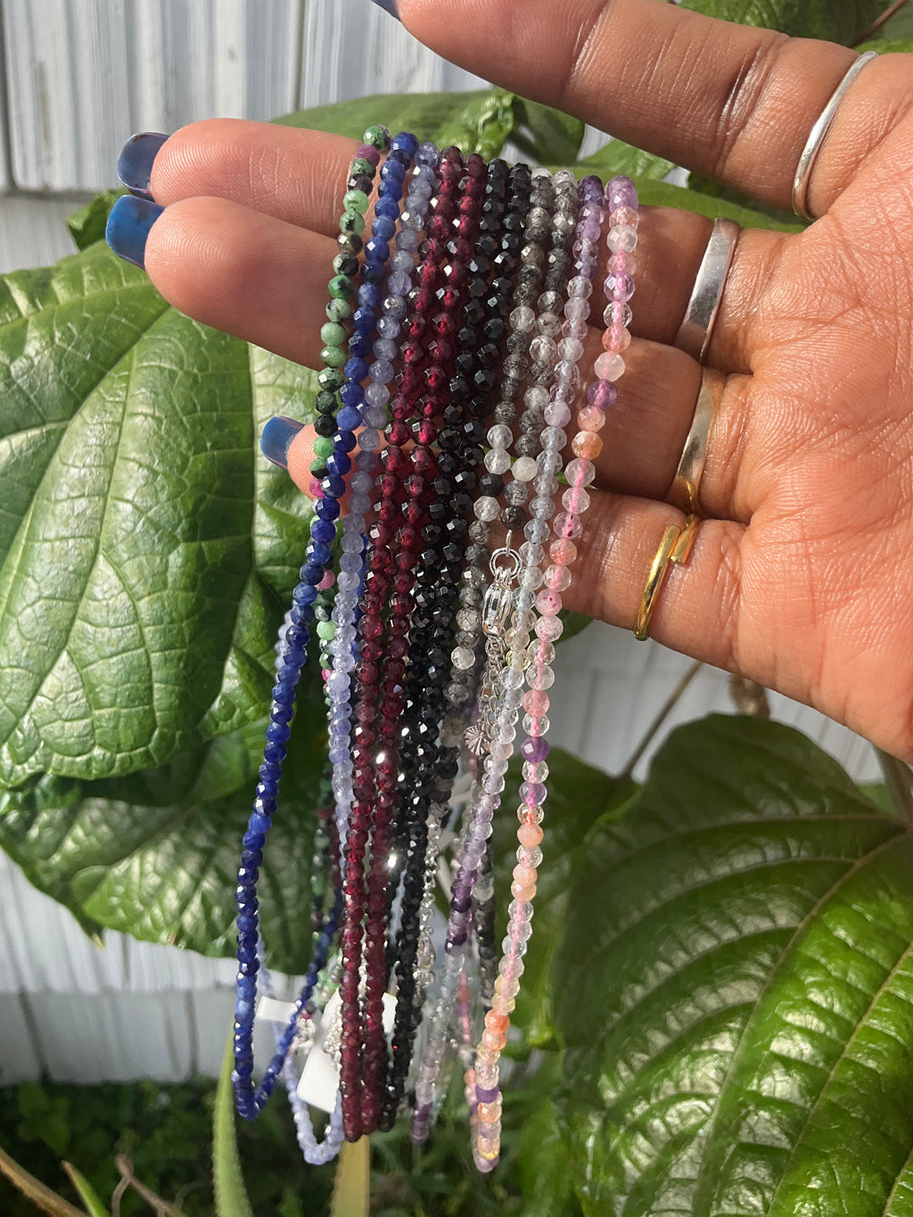 Faceted Crystal Necklace