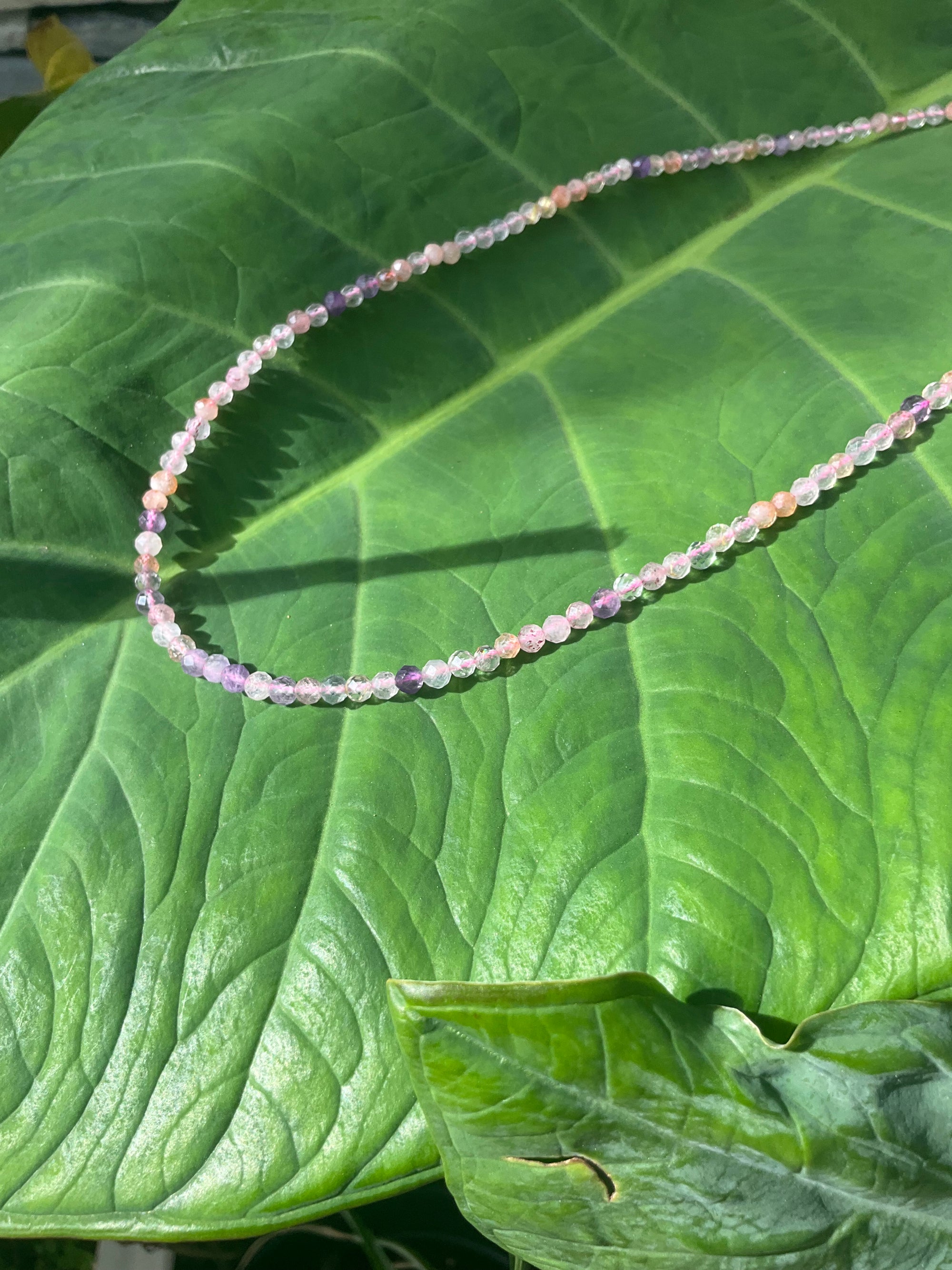 Faceted Crystal Necklace
