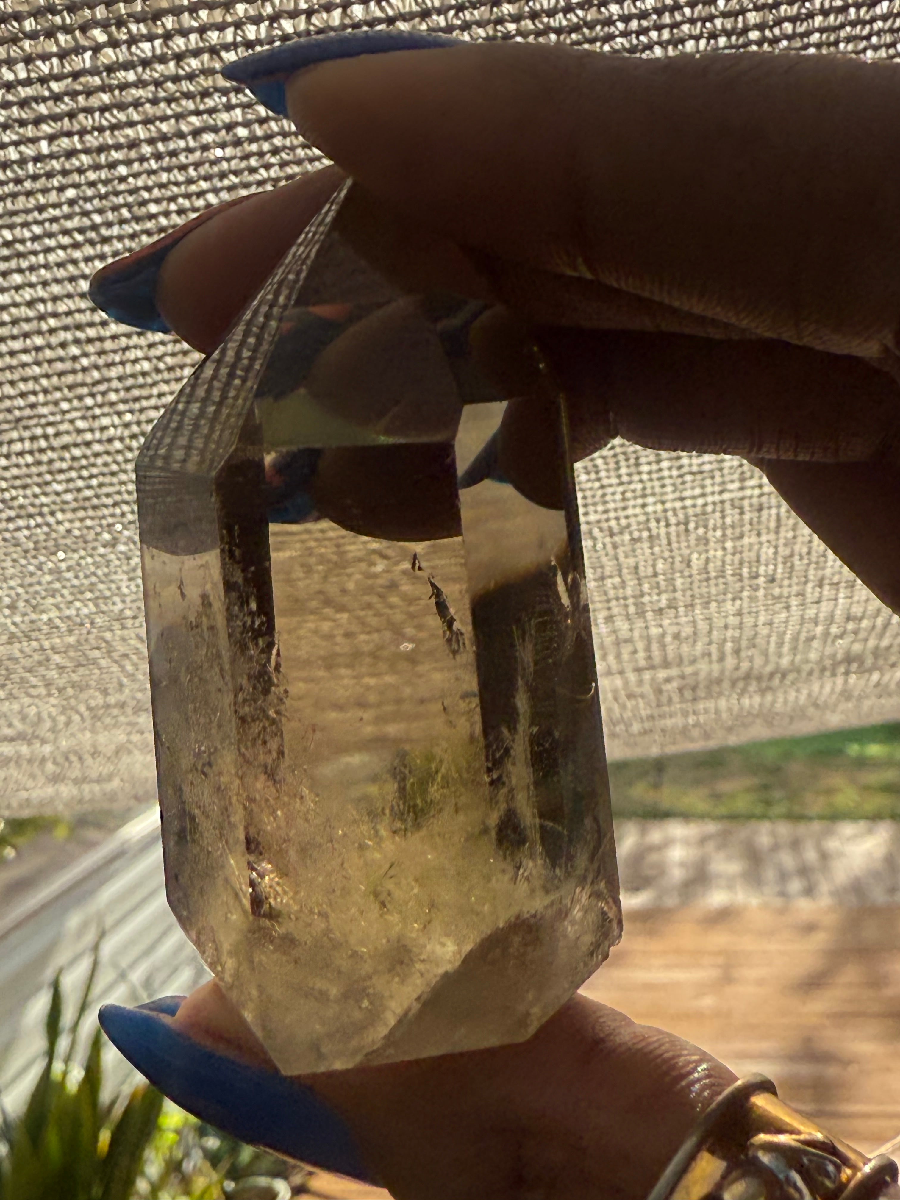 Smoky Citrine Rainbow Point