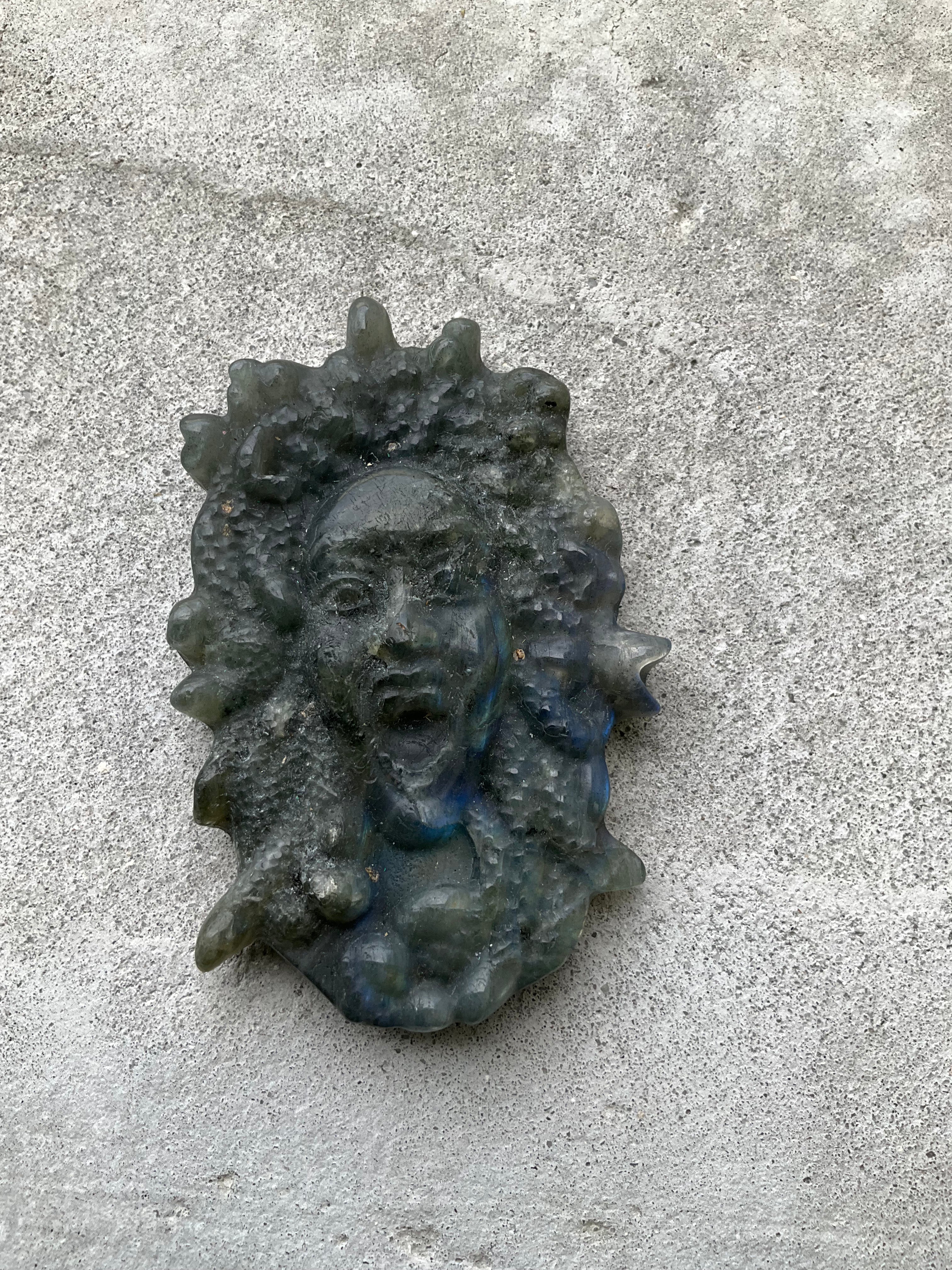 Labradorite Medusa - Divine Feminine Protector