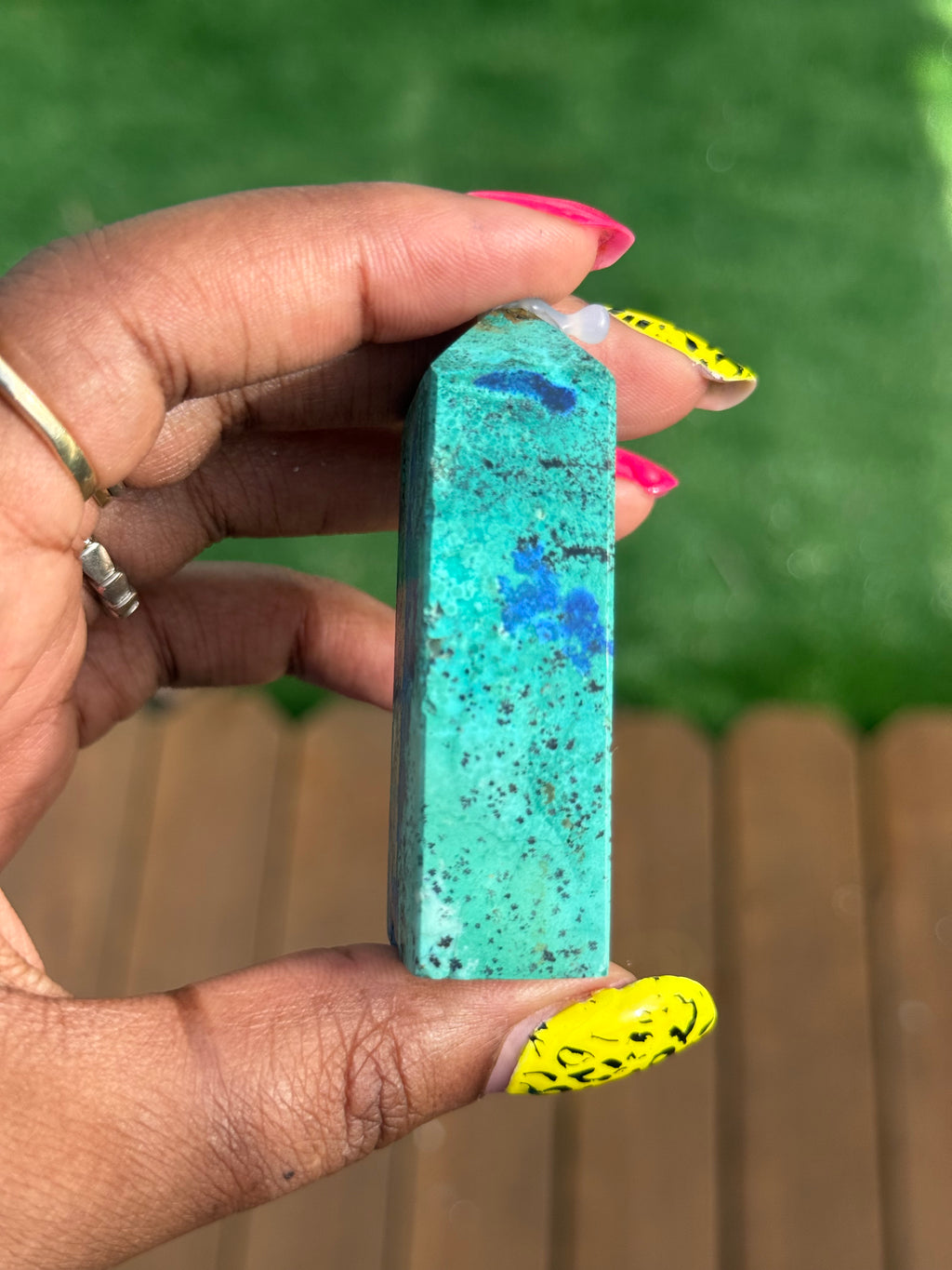 Azurite carvings