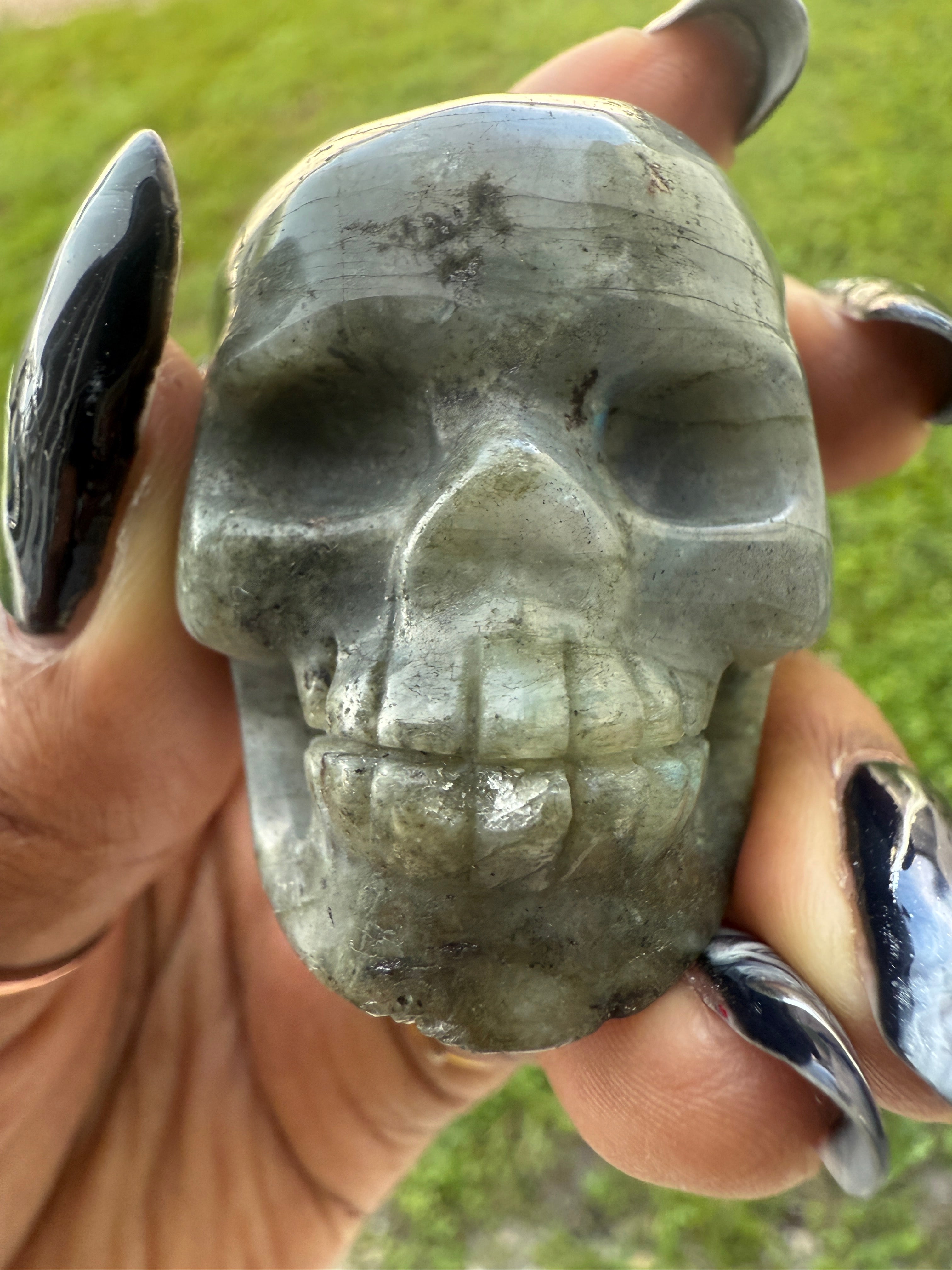 Labradorite Skull