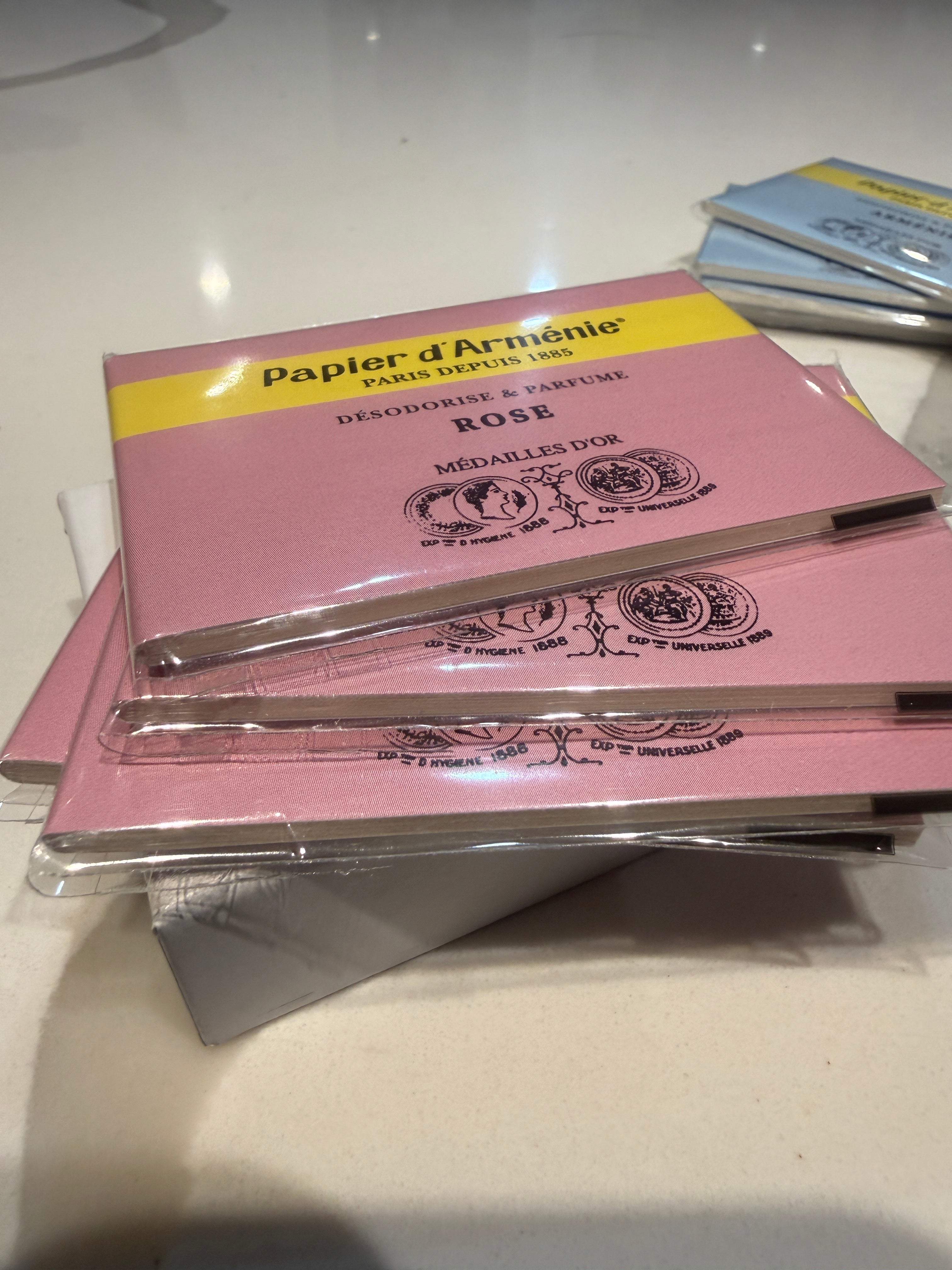 Papier d'Armenie Incense papers