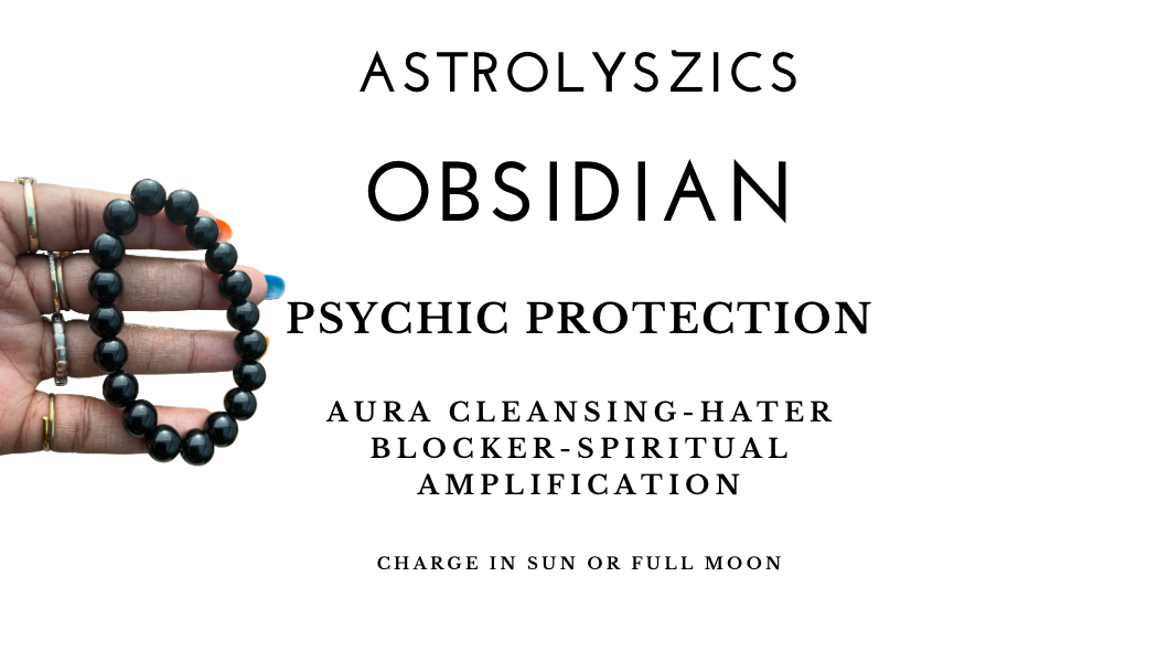 Evil Eye Obsidian Bracelet