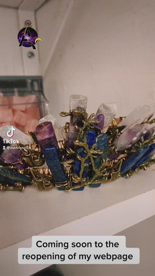 Crystal Raven Fantasy Crown