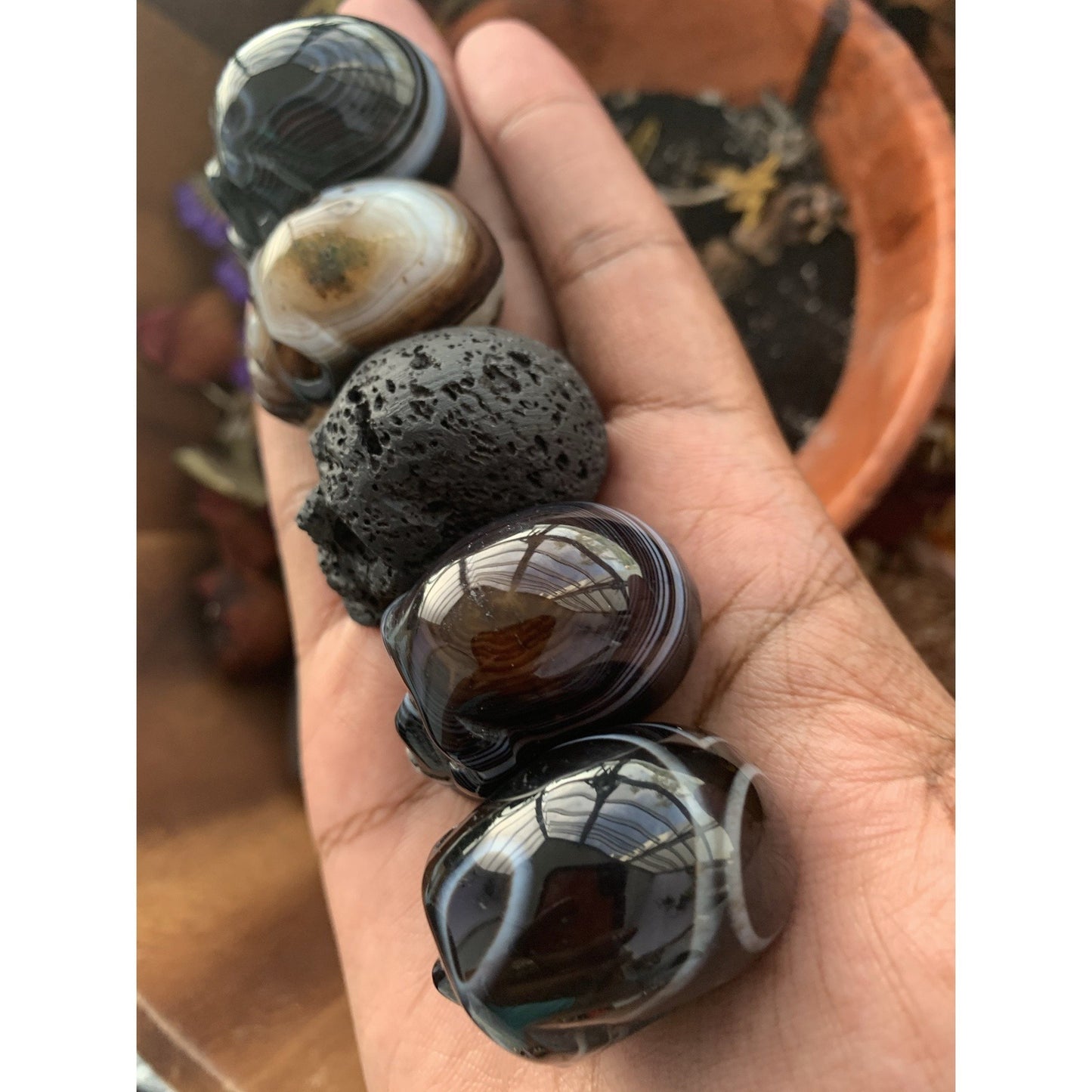 Black Agate Banded - Astrolyszics