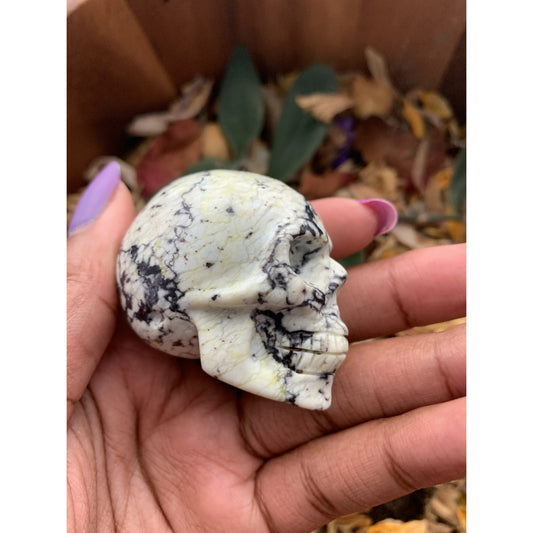 Zebra Jasper Skull - Astrolyszics